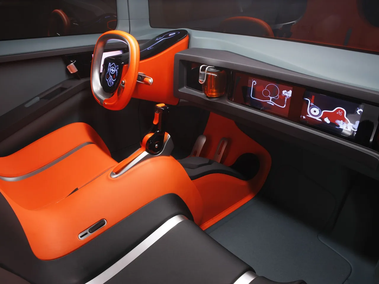Scion Hako Coupe Concept (2008) – interiér