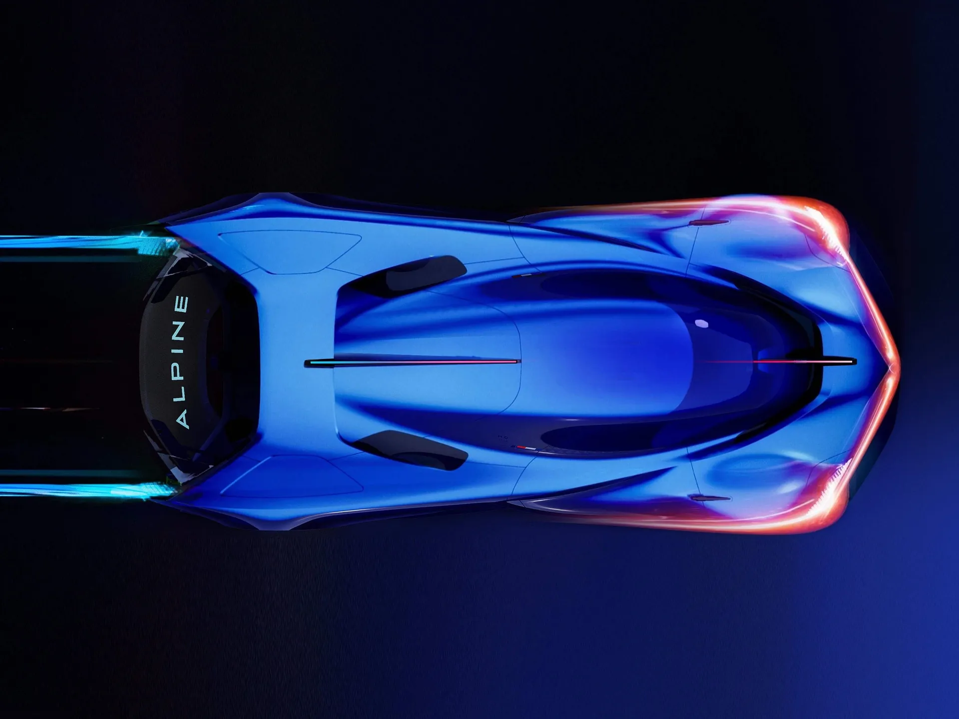 Alpine Alpenglow Concept (2022) – pohled shora