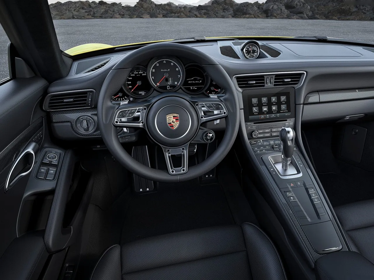 Porsche 911 Turbo S (2016) – interiér