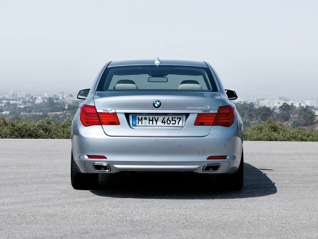 BMW 7 ActiveHybrid (2010) – zezadu