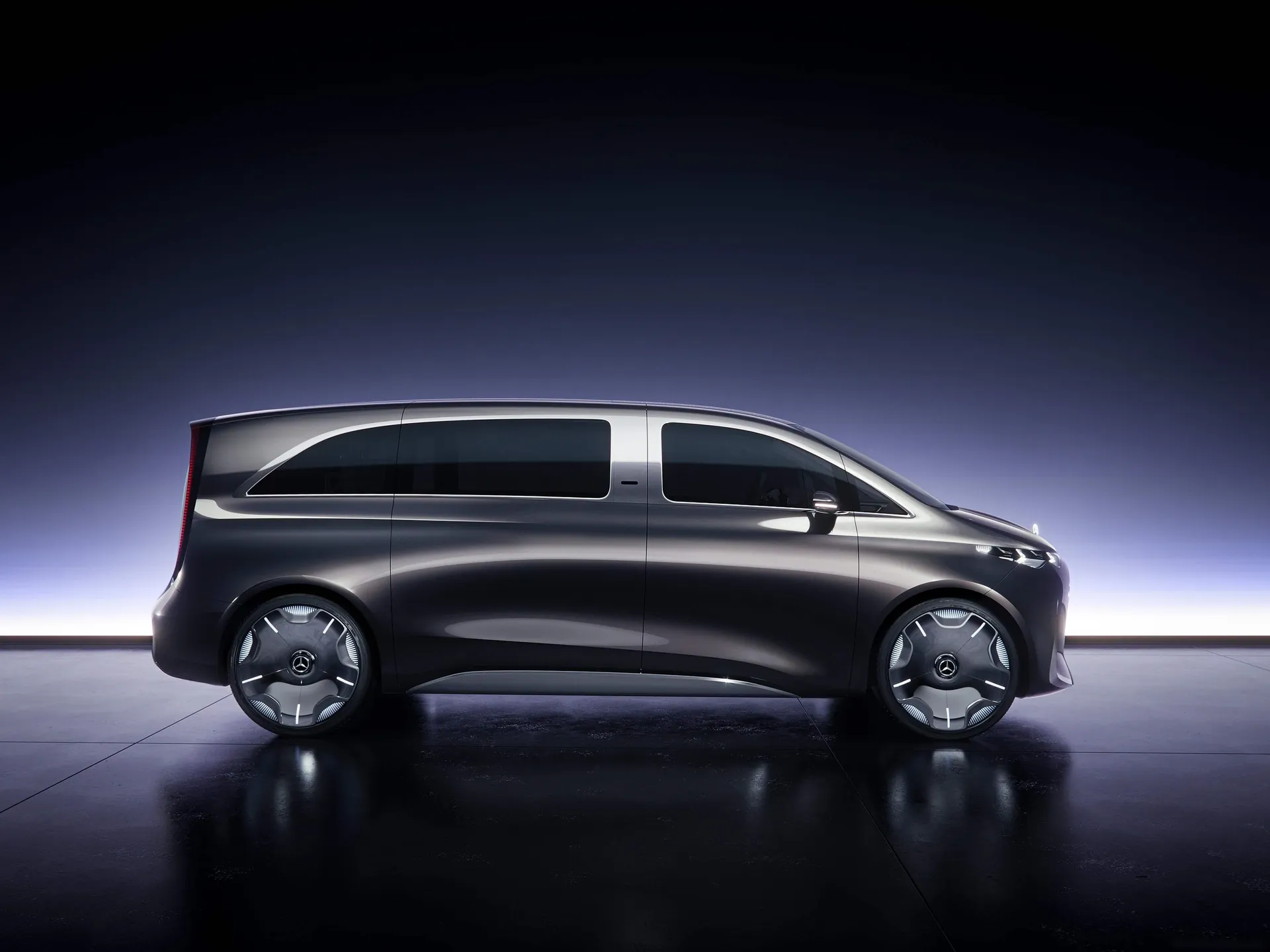 Mercedes-Benz Vision V Concept (2025) – boční profil