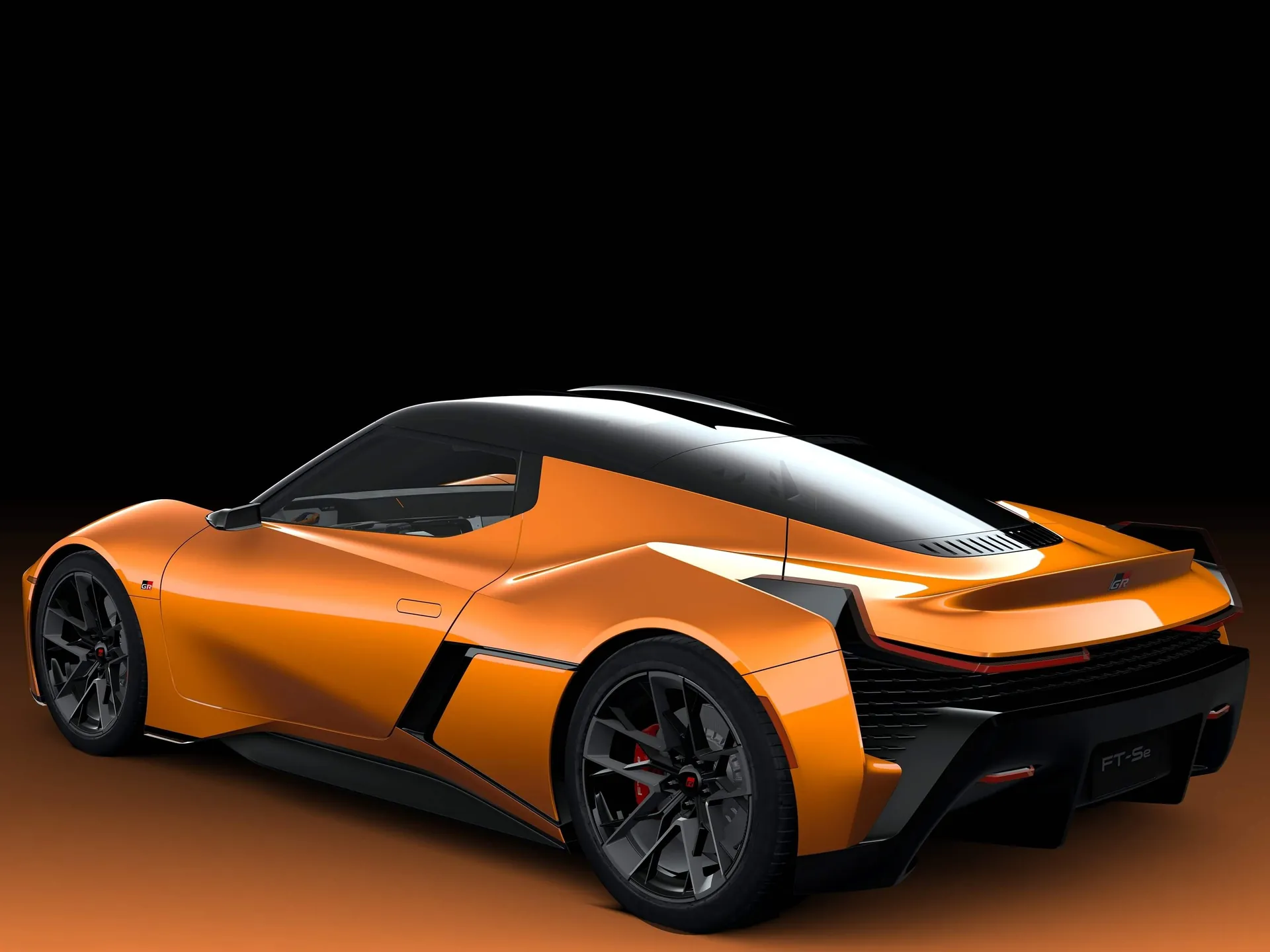 Toyota FT-Se Concept (2023) – zadní tříčtvrteční pohled