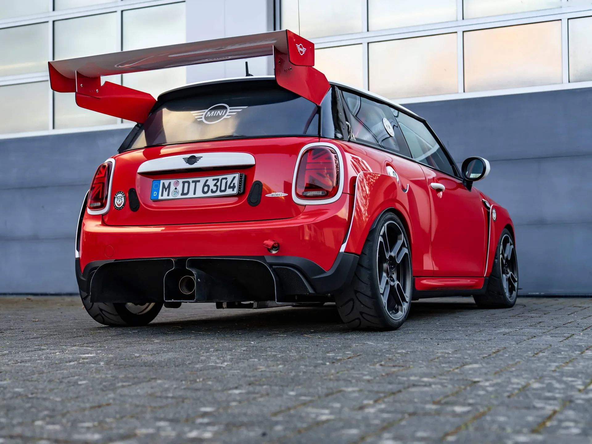 Mini John Cooper Works 24h Nurburgring Race (2022) - Rear Three-Quarter
