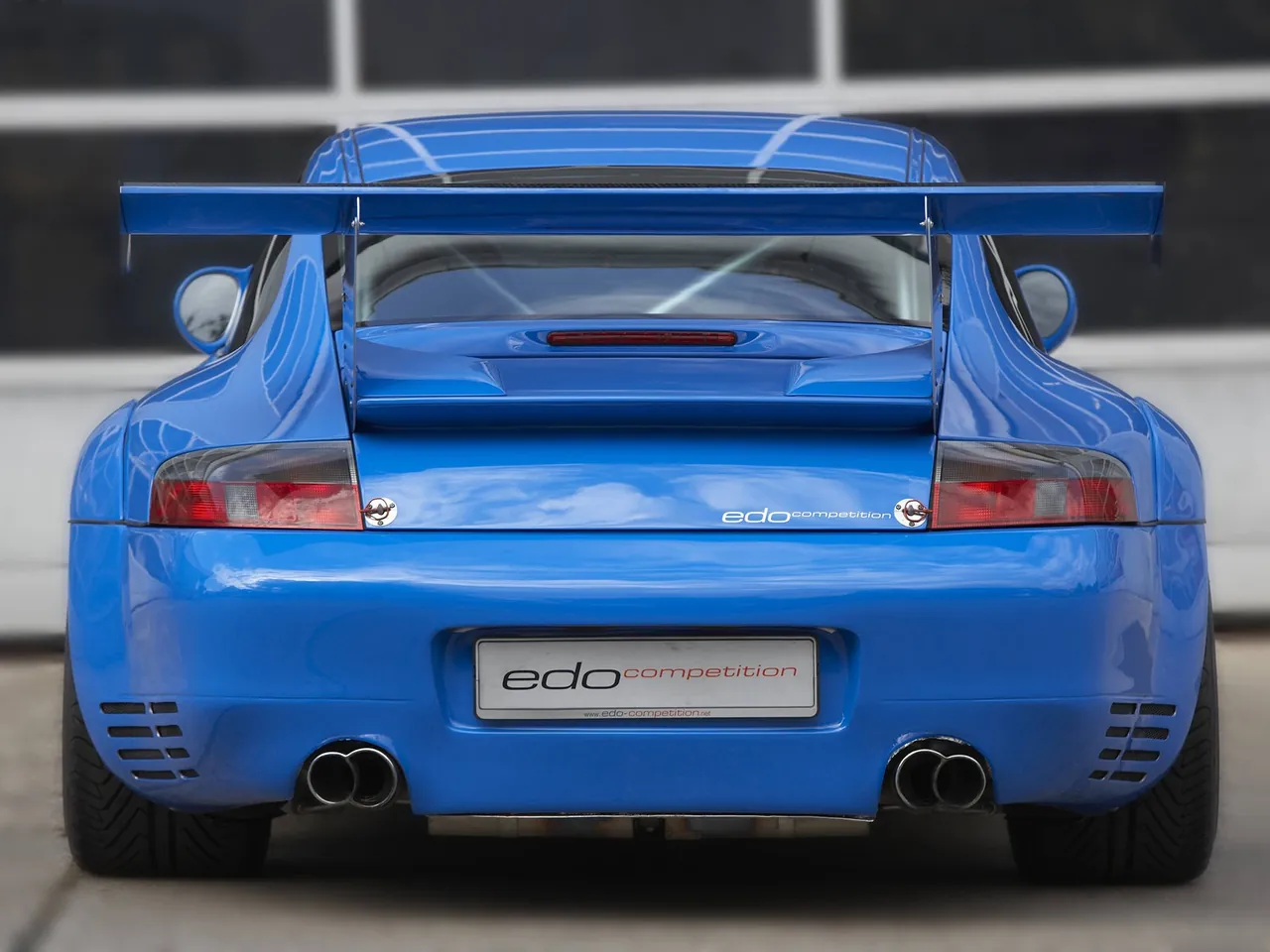 Edo Porsche 996 GT2 R (2005) – zezadu