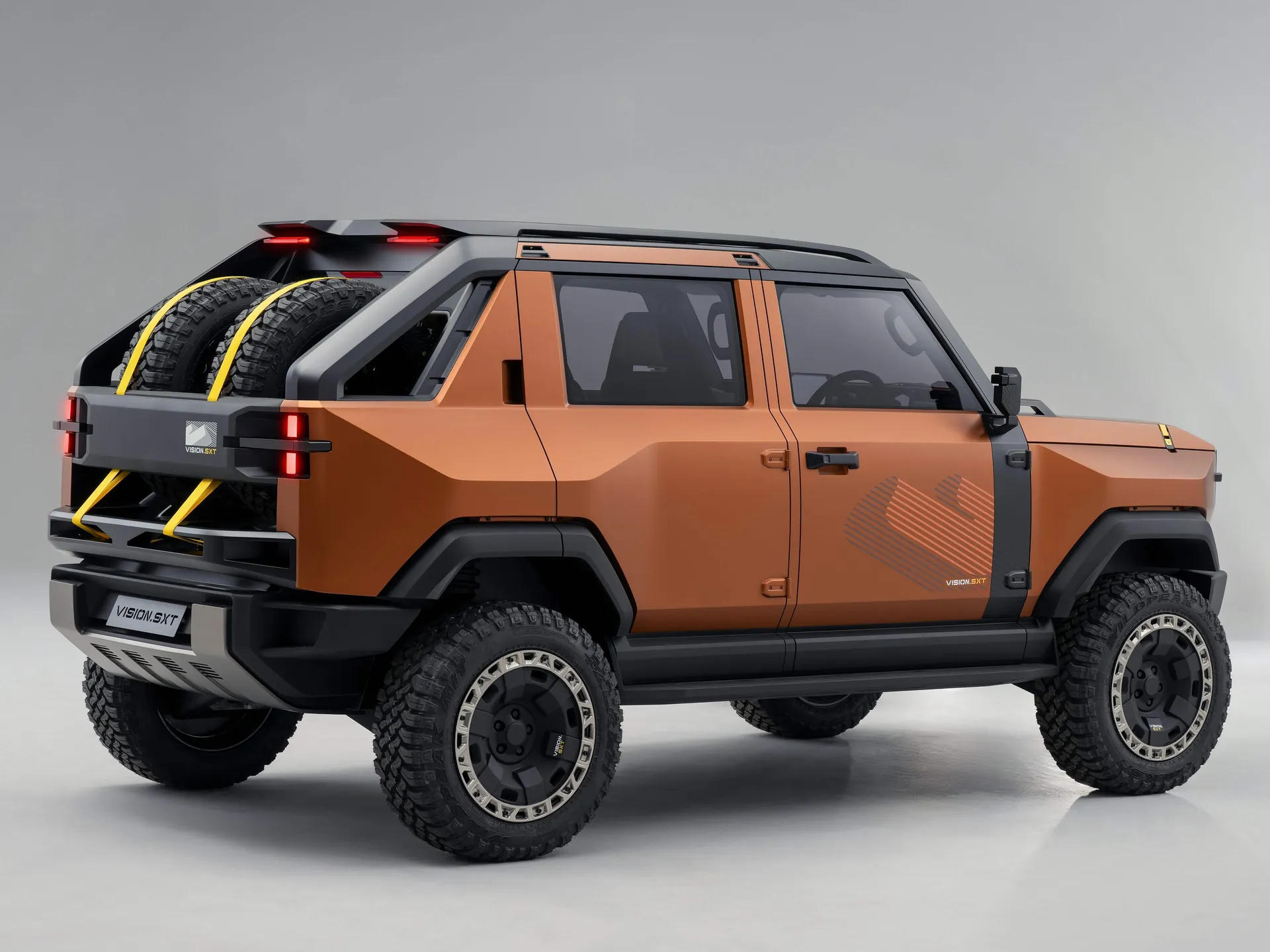 Mahindra Vision.SXT Concept (2025) – zadní tříčtvrteční pohled