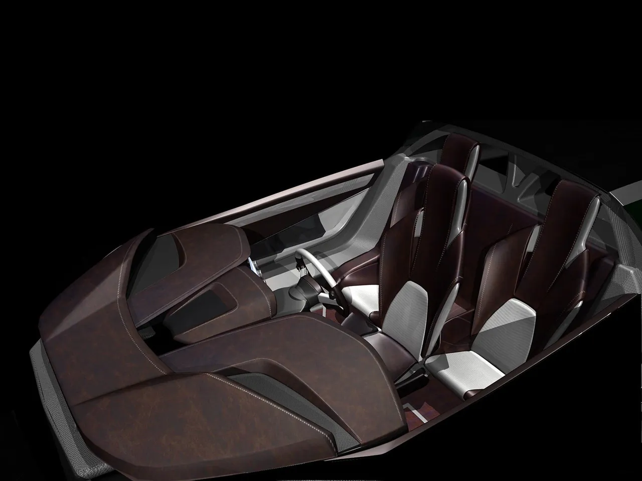 Italdesign Giugiaro Quaranta Concept (2008) – interiér