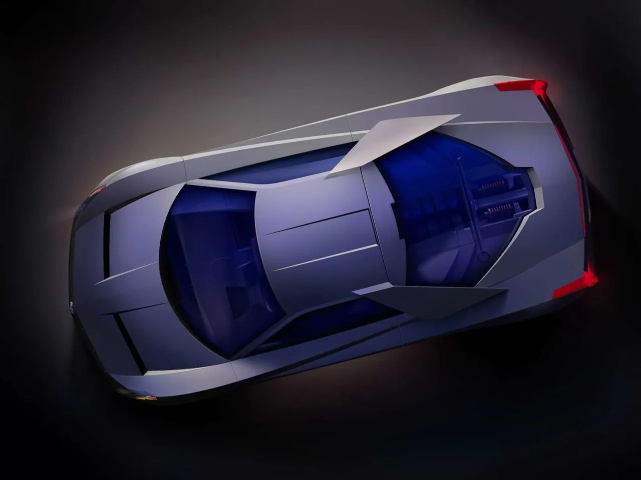 Cadillac Cien Concept (2002) – pohled shora