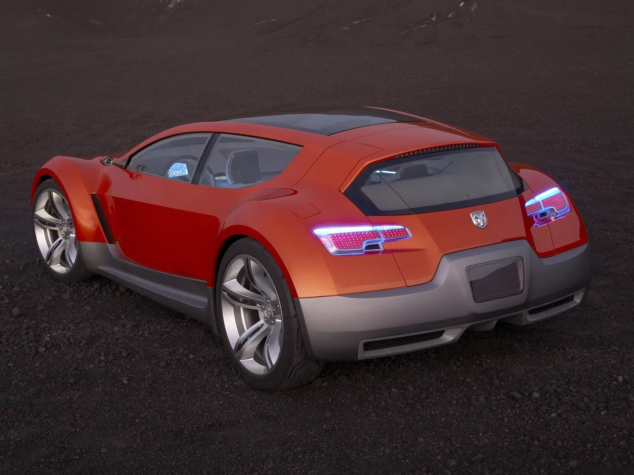 Dodge ZEO Concept (2008) – zadní tříčtvrteční pohled