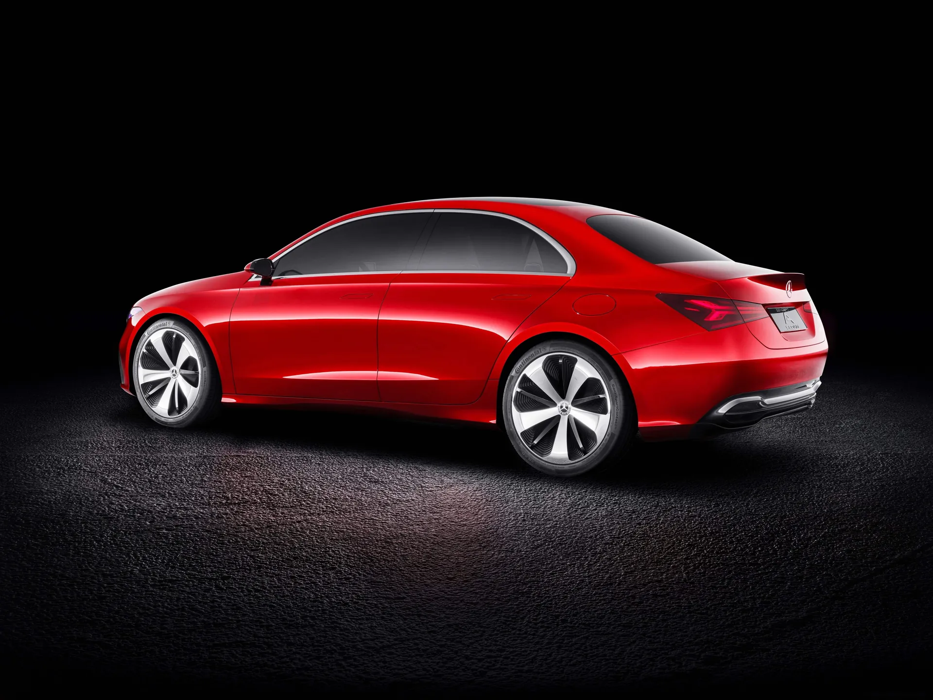 Mercedes-Benz A Sedan Concept (2017) - Rear Three-Quarter