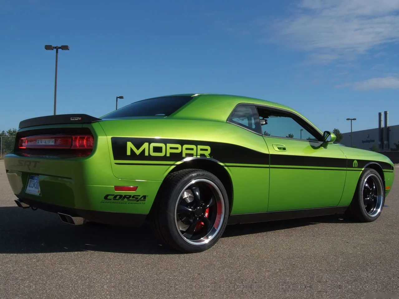 Dodge Challenger Targa Concept (2008) – zadní tříčtvrteční pohled