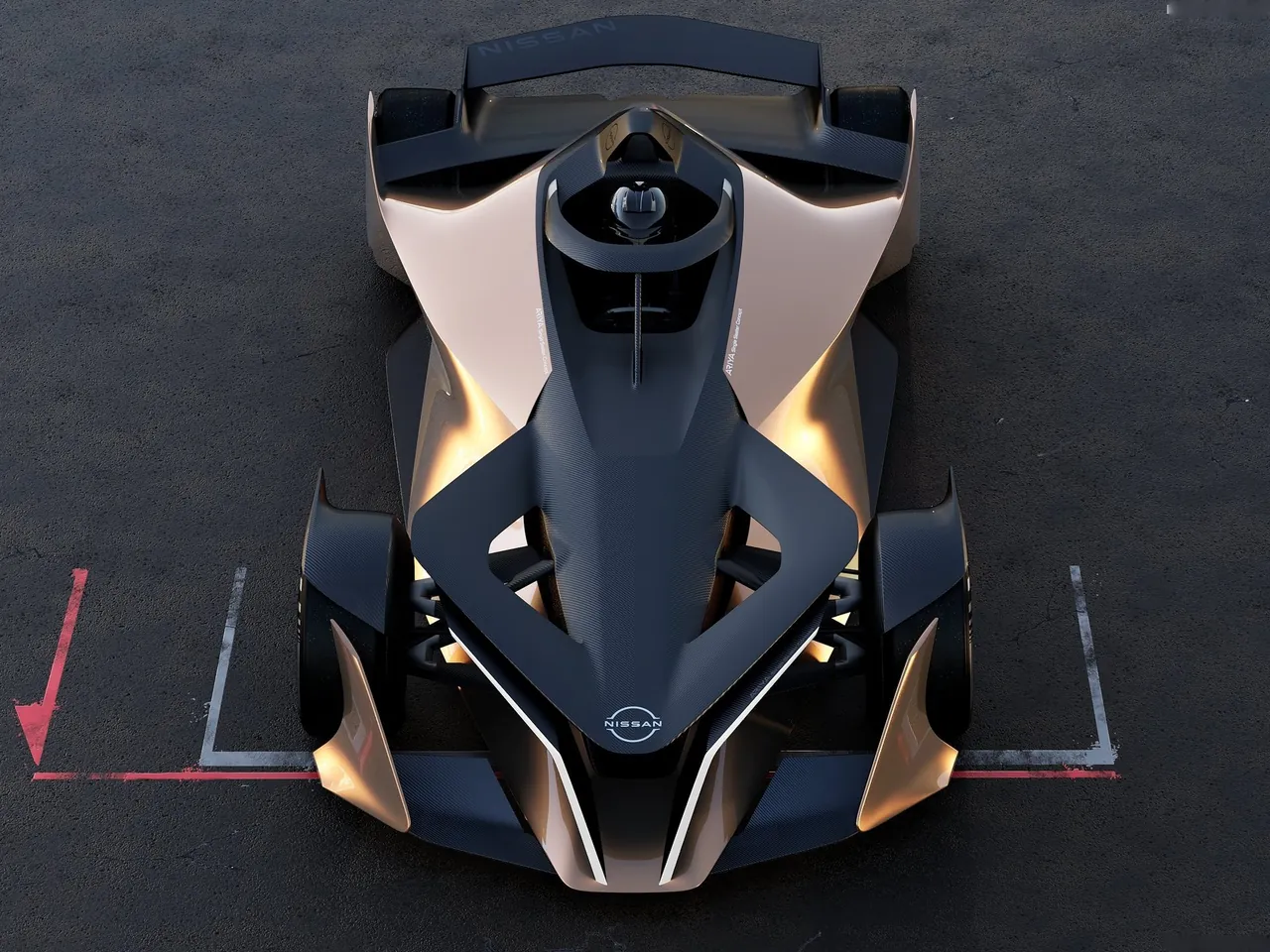 Nissan Ariya Single Seater Concept (2021) - Front