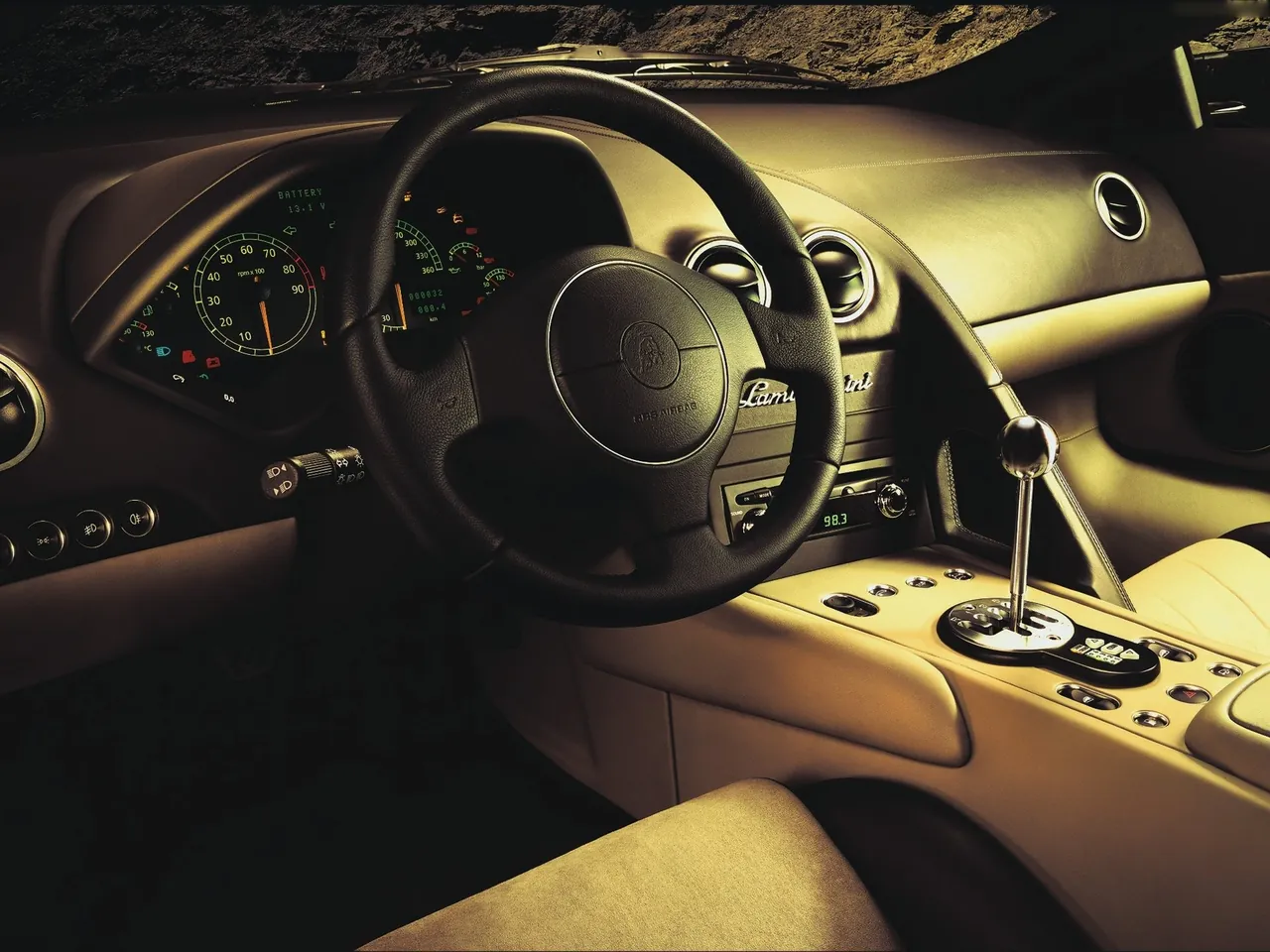 Lamborghini Murcielago (2002) – interiér