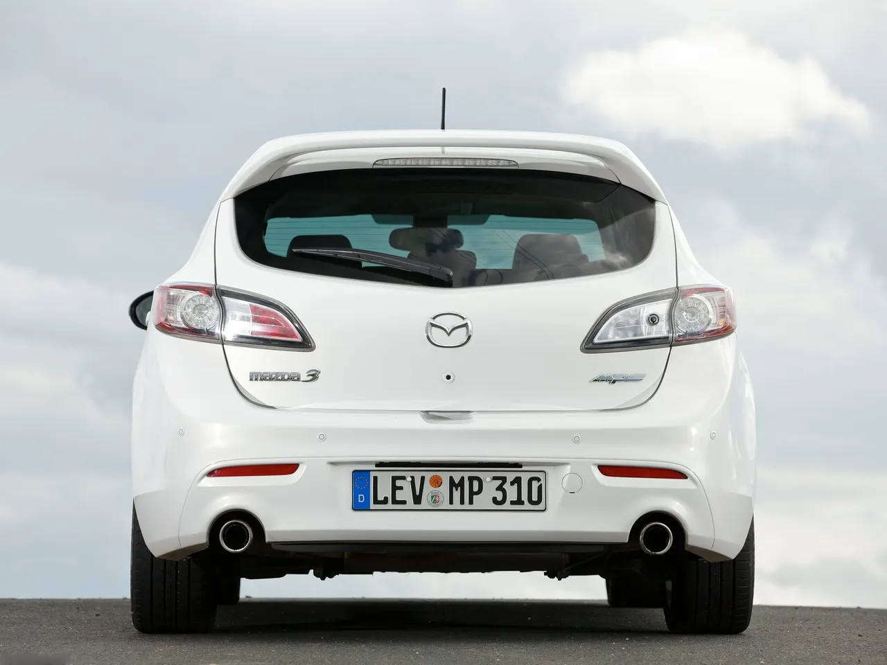 Mazda 3 MPS (2012) – zezadu