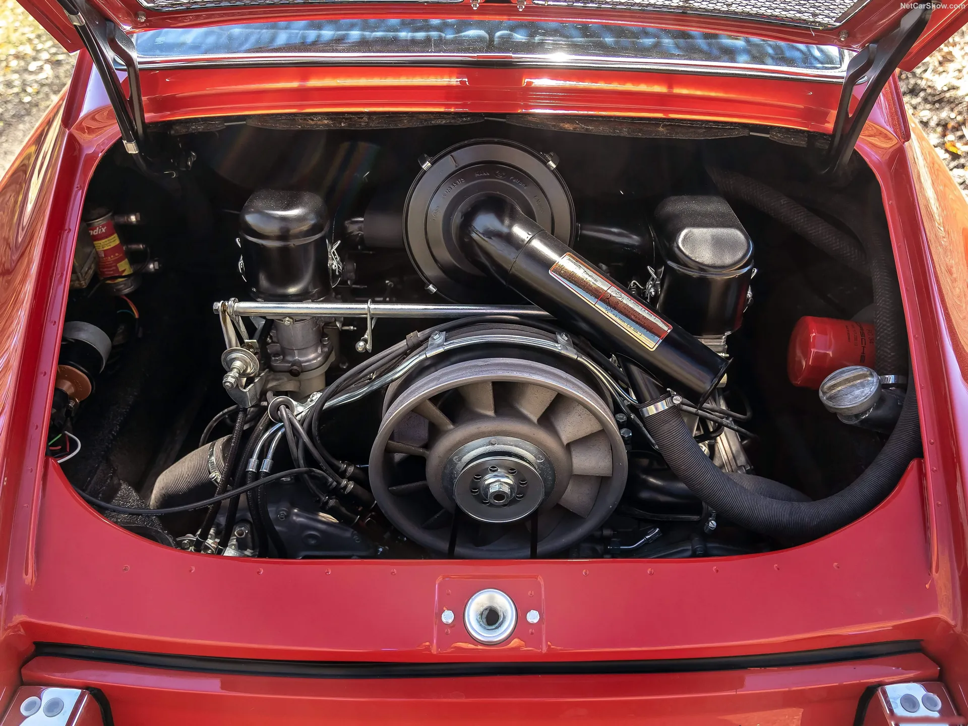 Porsche 901 (1963) – motorový prostor