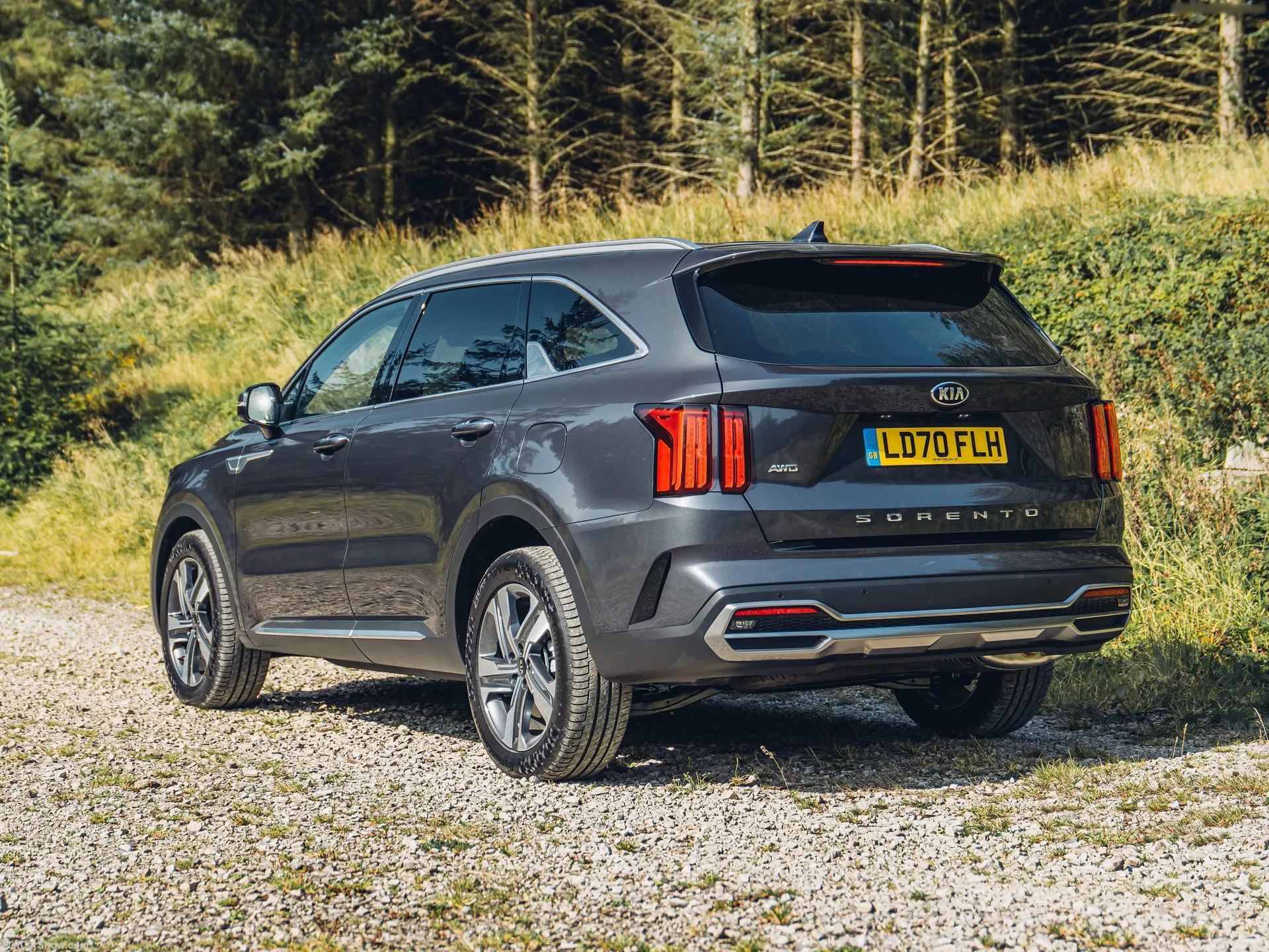 Kia Sorento [UK] (2021) – zadní tříčtvrteční pohled