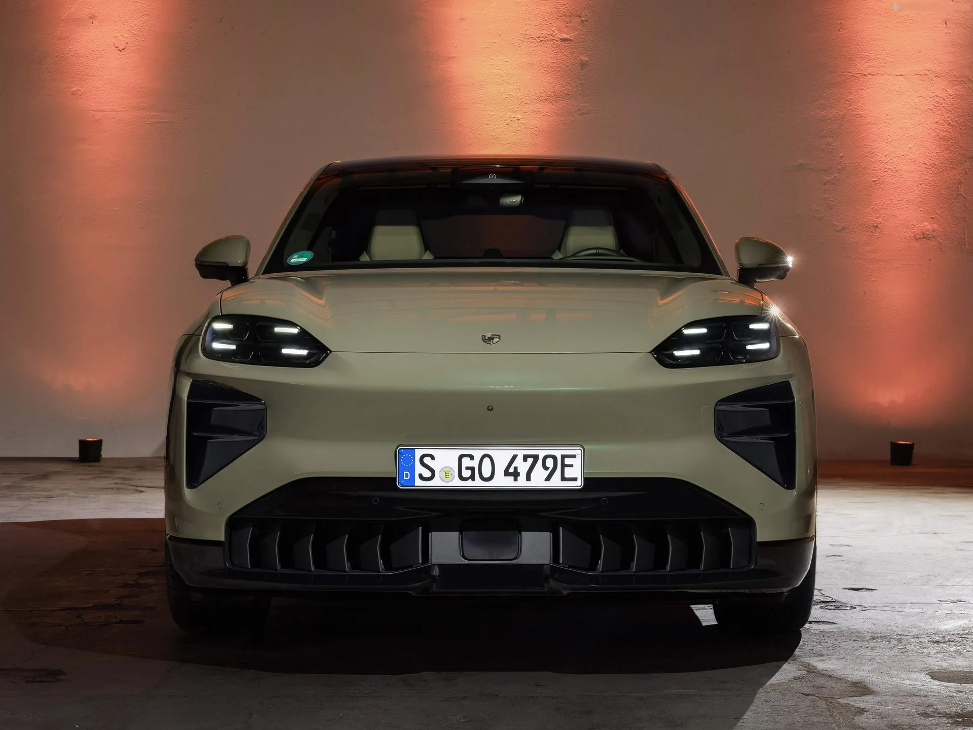 Porsche Cayenne Turbo Coupe Electric (2027) – zepředu