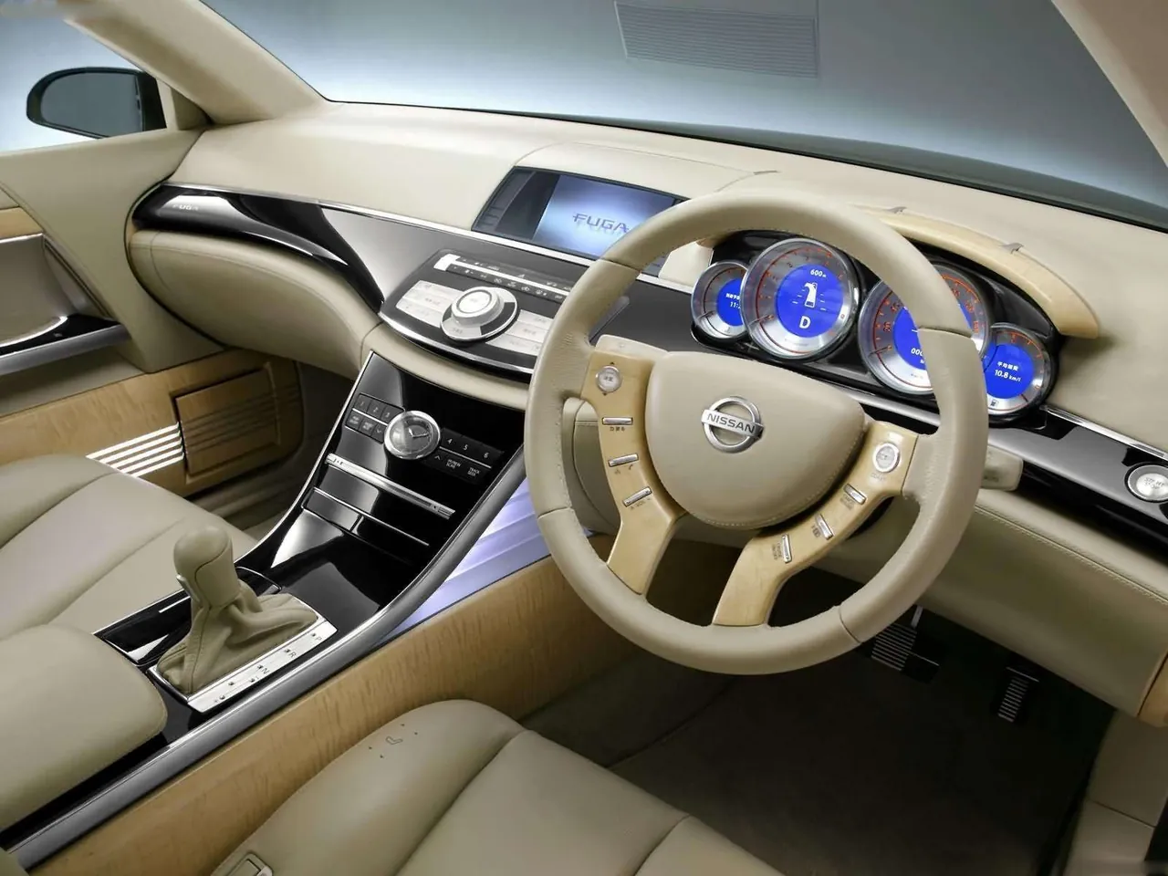 Nissan Fuga Concept (2003) – interiér