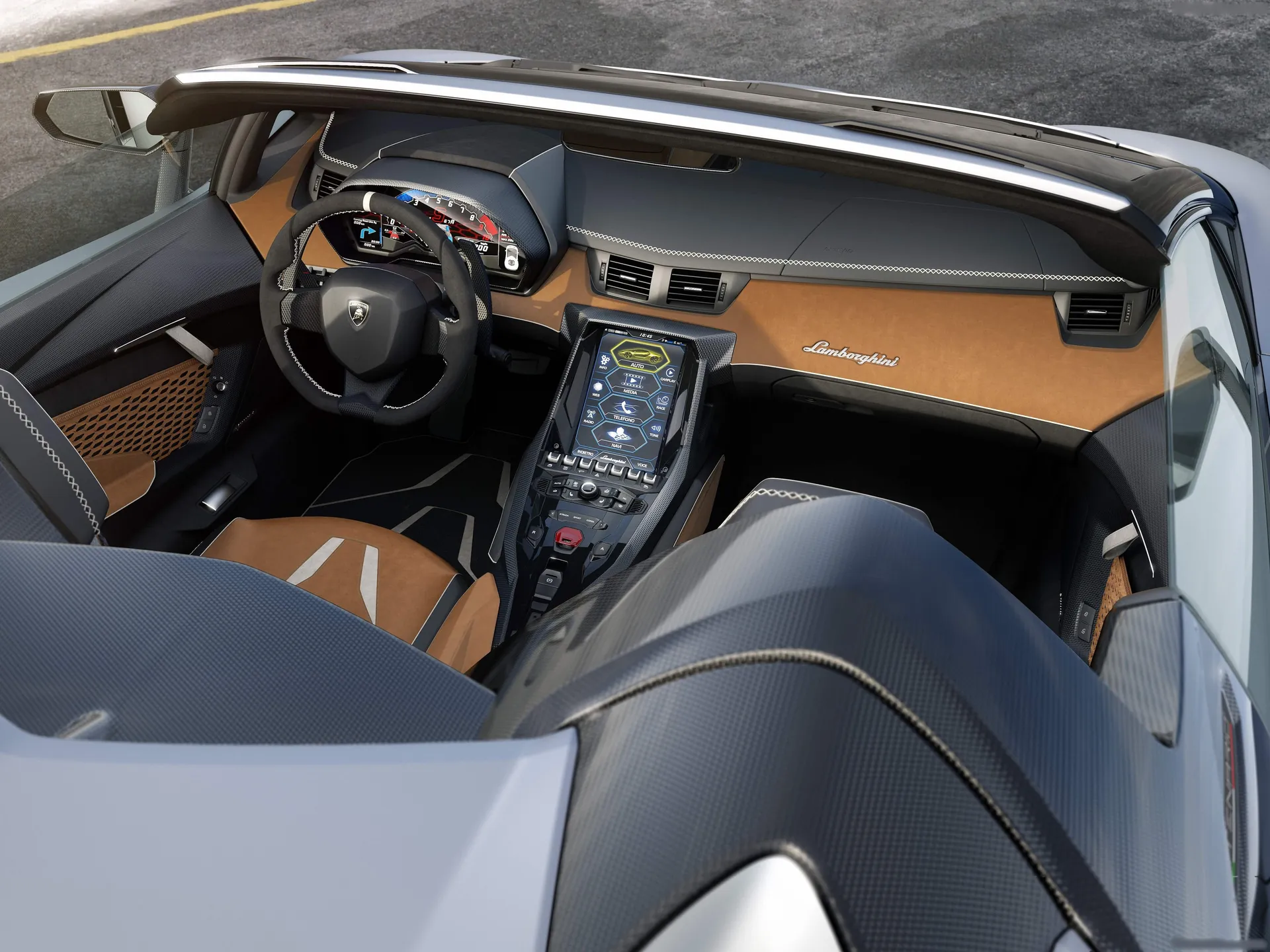 Lamborghini Centenario Roadster (2017) – interiér