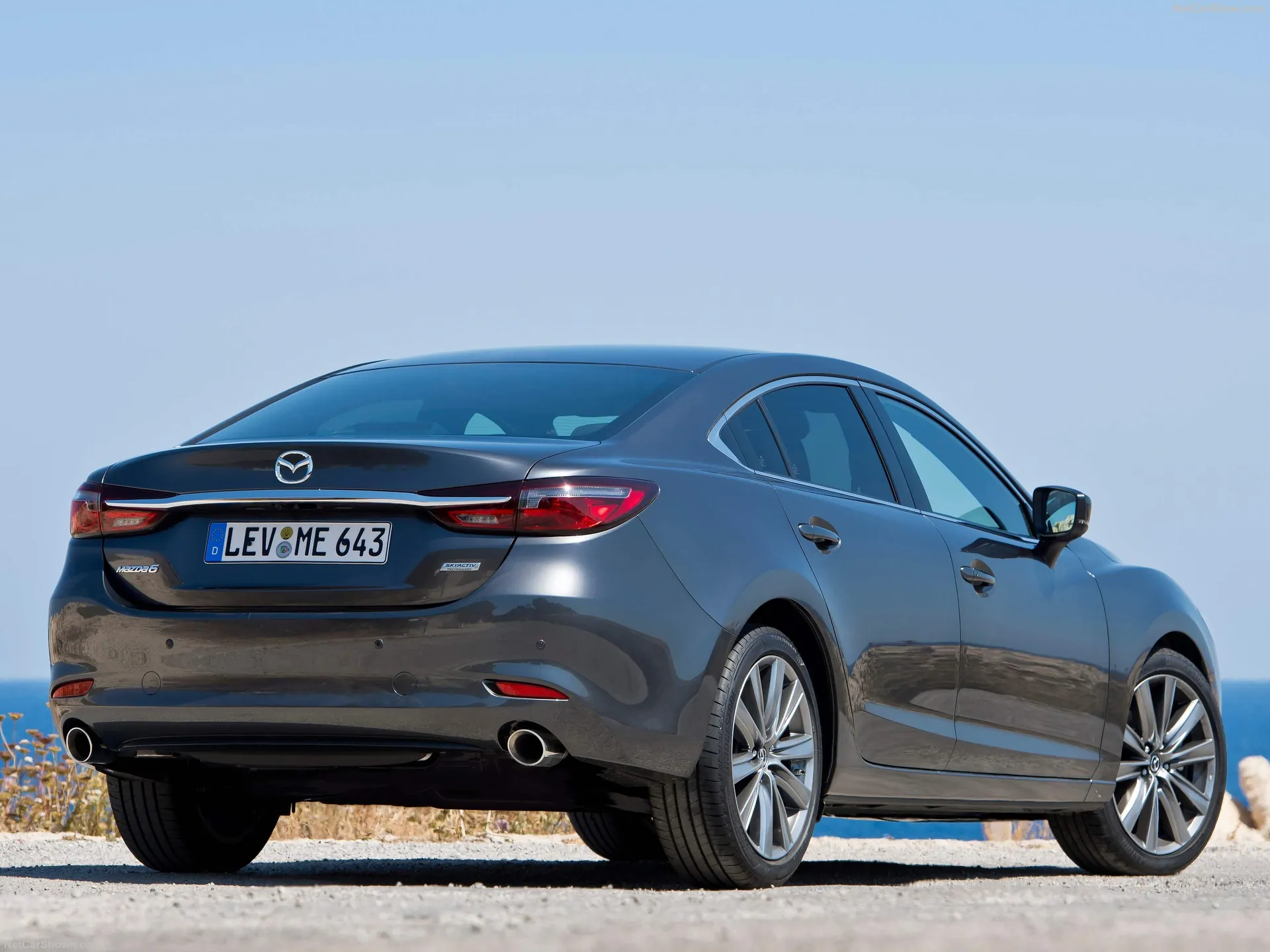 Mazda 6 (2018) – zadní tříčtvrteční pohled