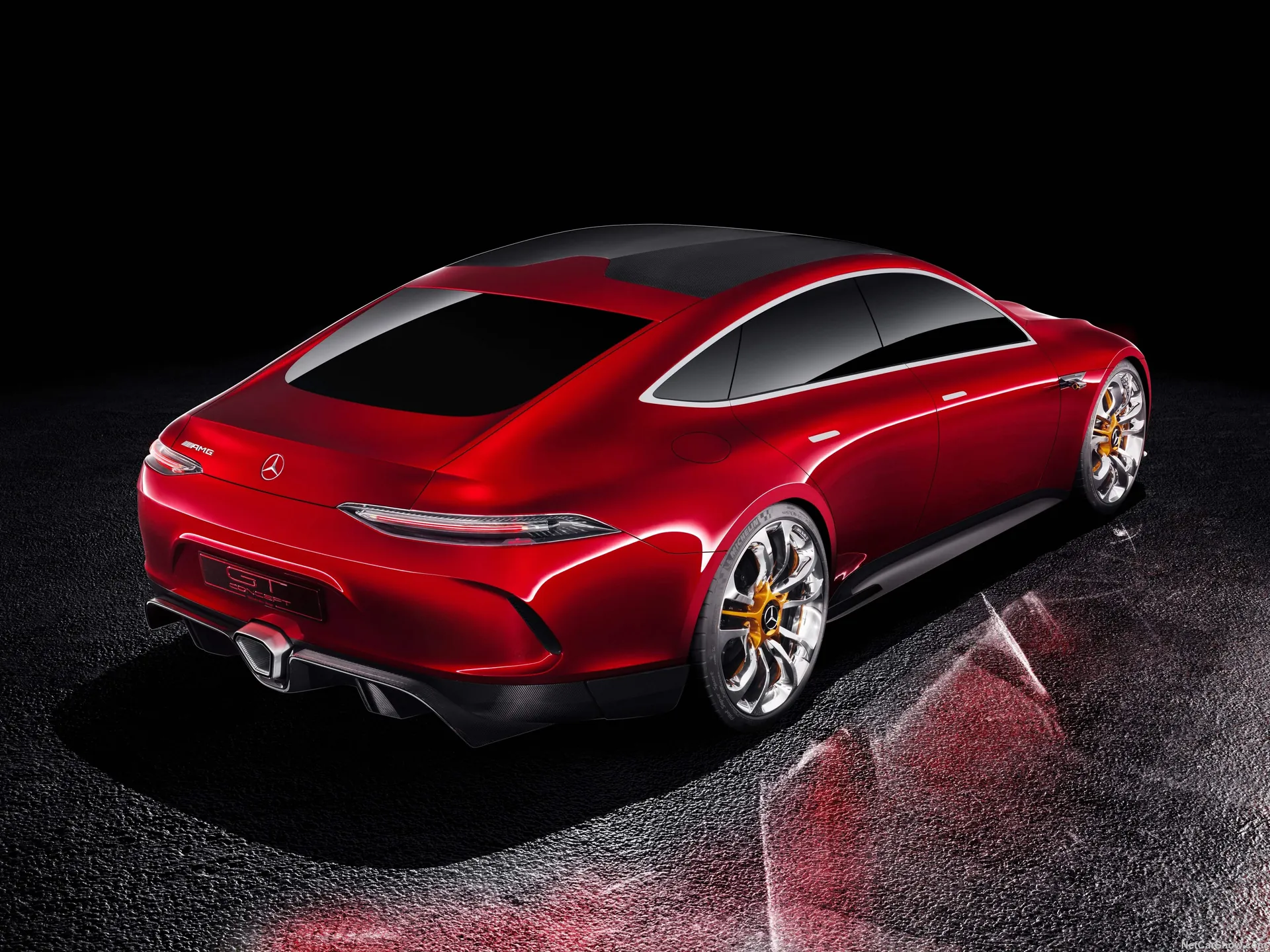 Mercedes-Benz AMG GT Concept (2017) – zadní tříčtvrteční pohled