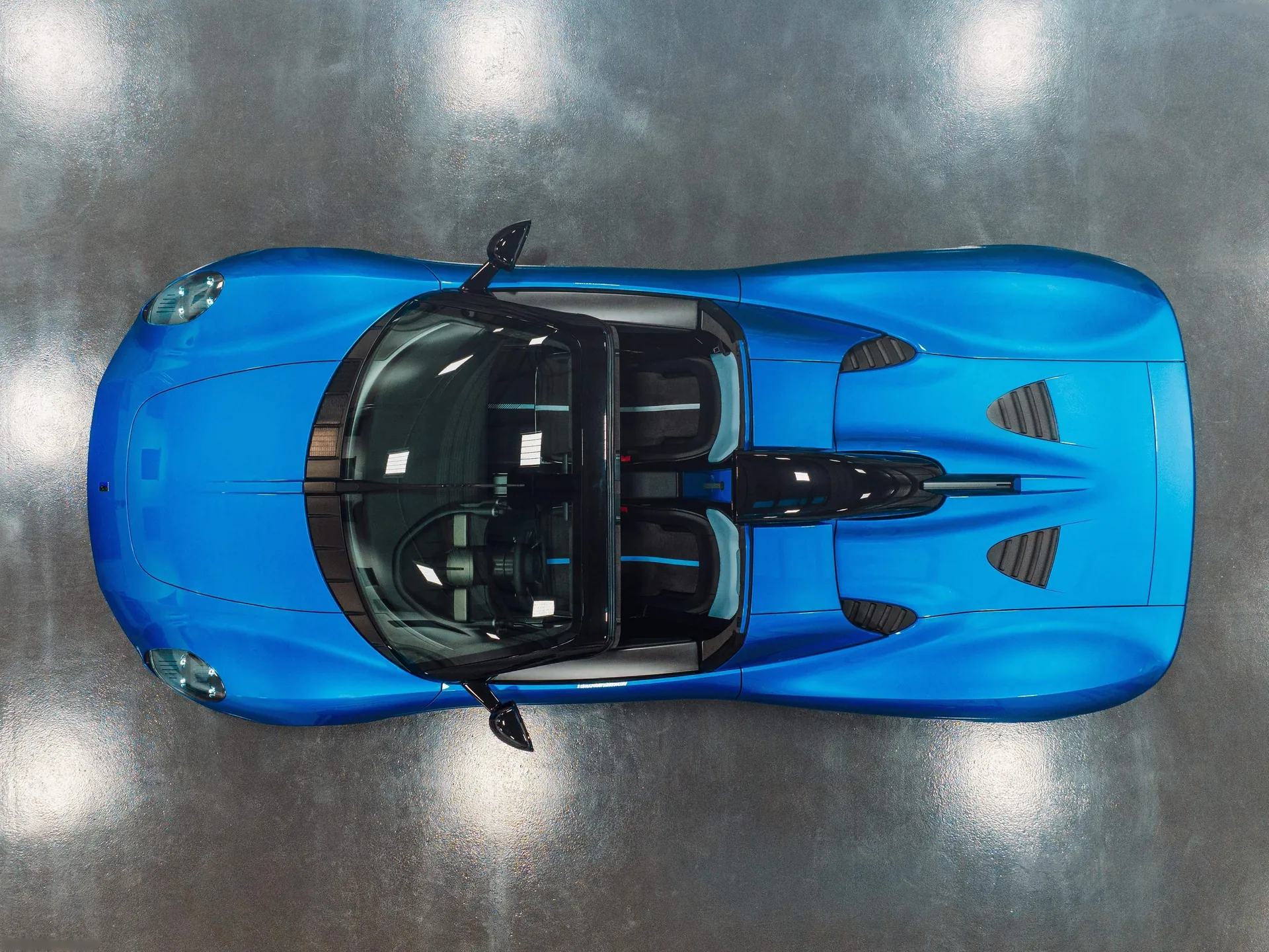 Gordon Murray T.33 Spider (2024) - Top view