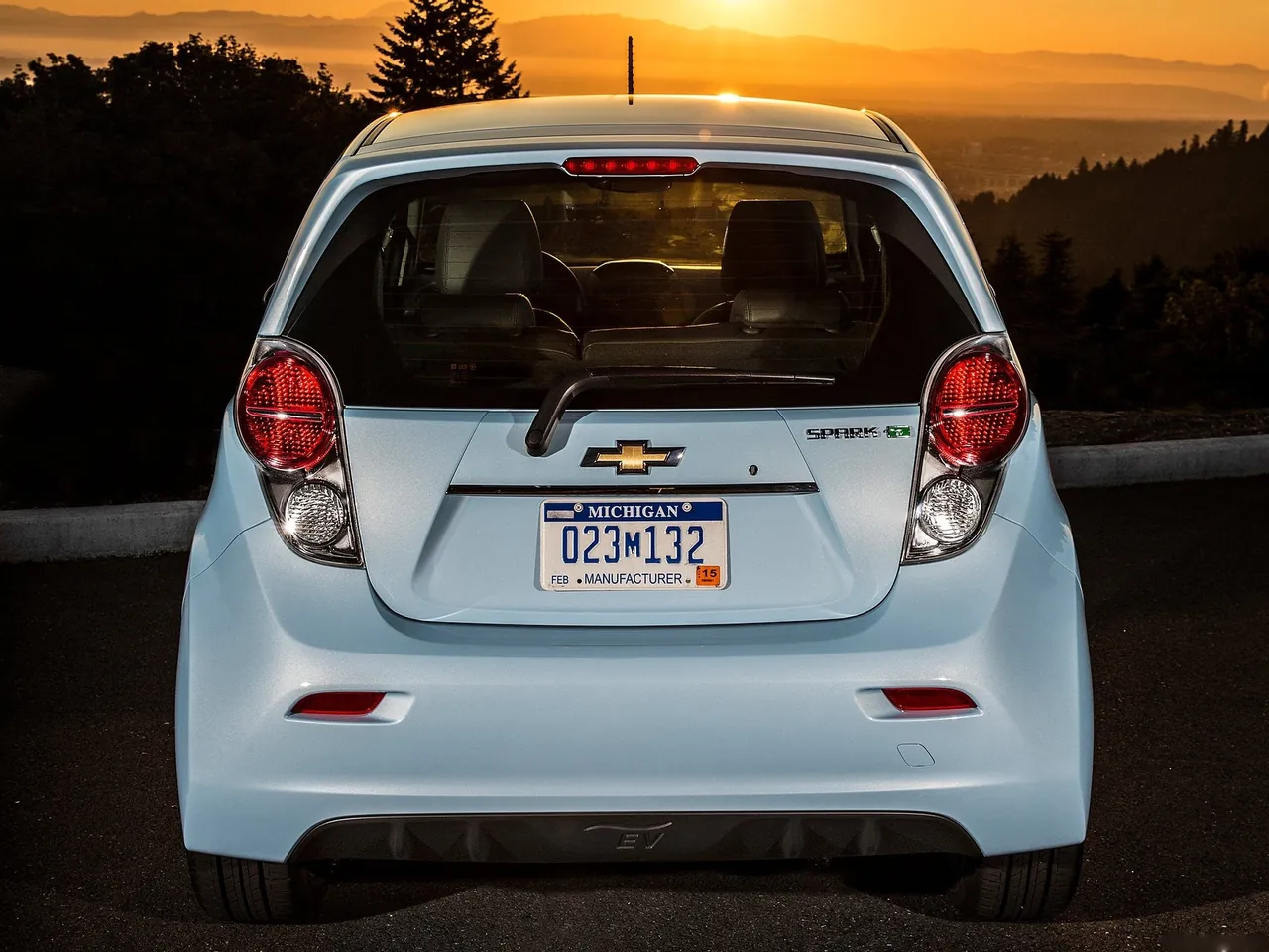 Chevrolet Spark EV (2014) – zezadu