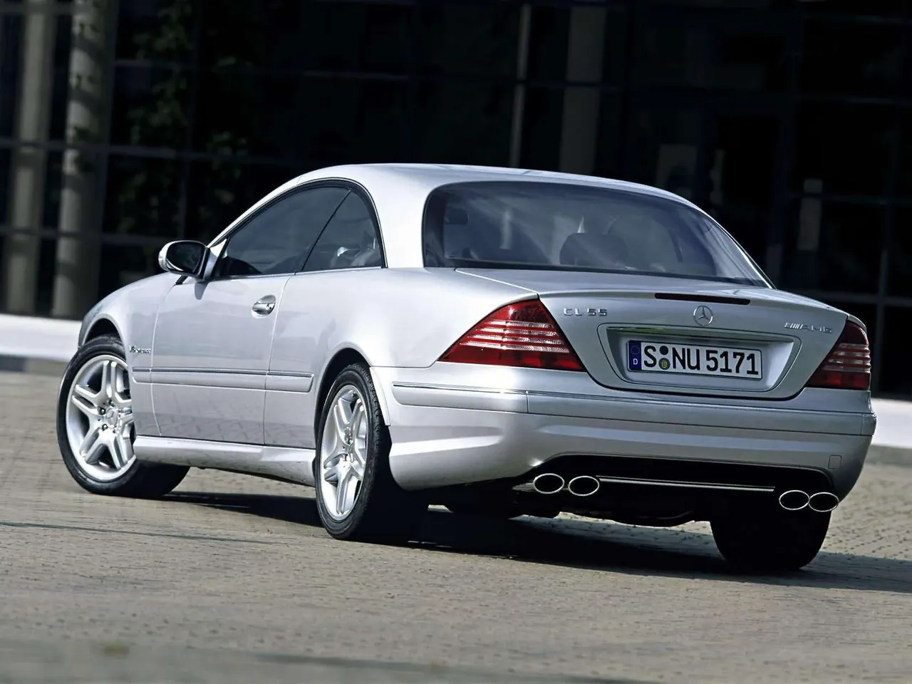 Mercedes-Benz CL55 AMG (2003) - Rear Three-Quarter