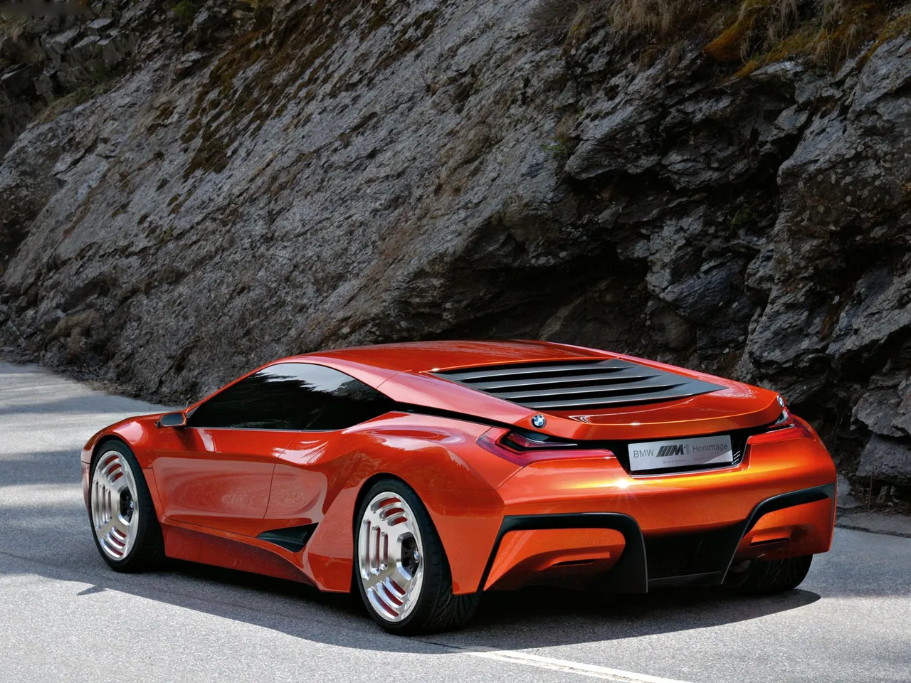 BMW M1 Concept (2008) – zadní tříčtvrteční pohled