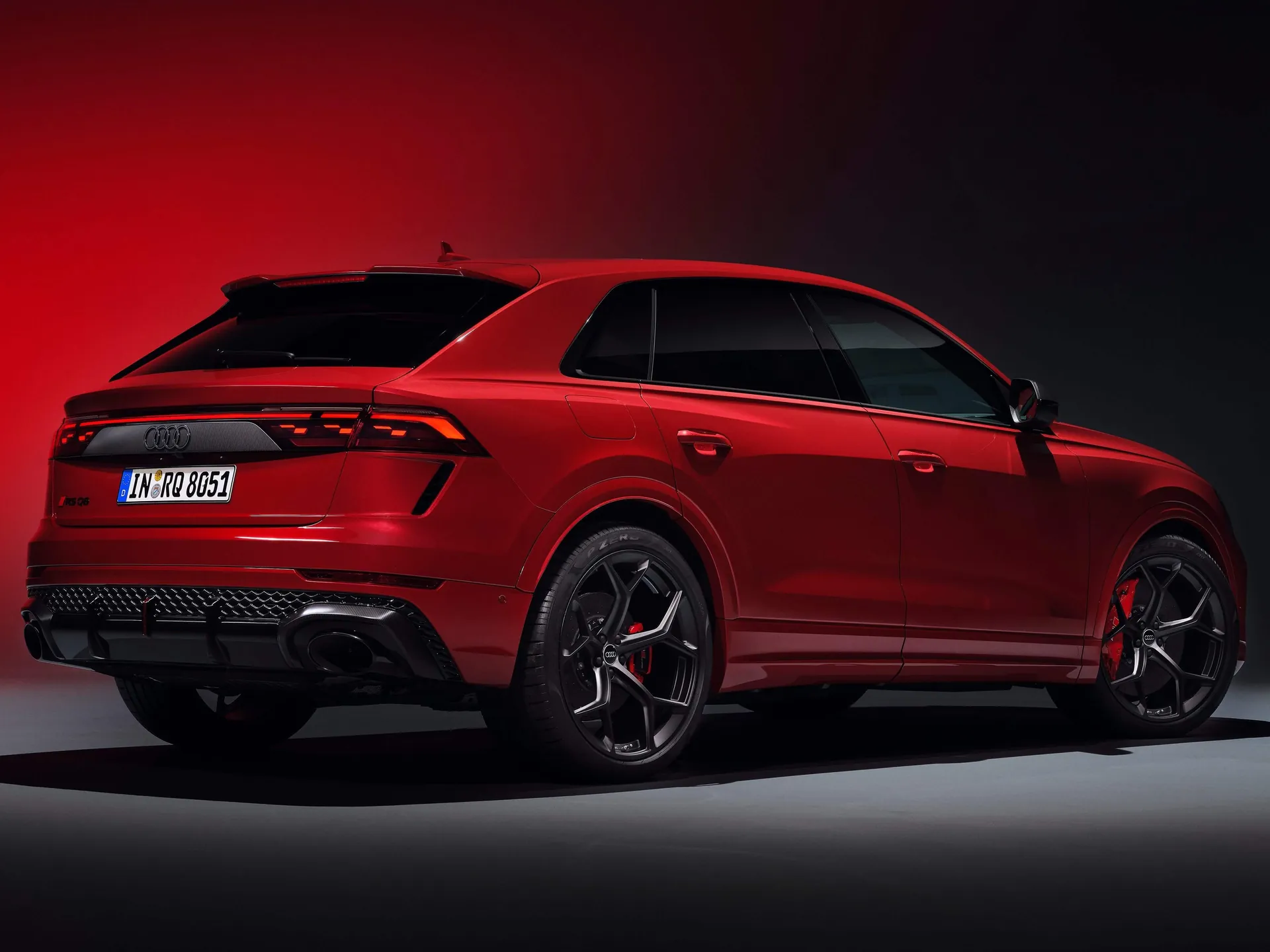 Audi RS Q8 performance (2025) – zadní tříčtvrteční pohled