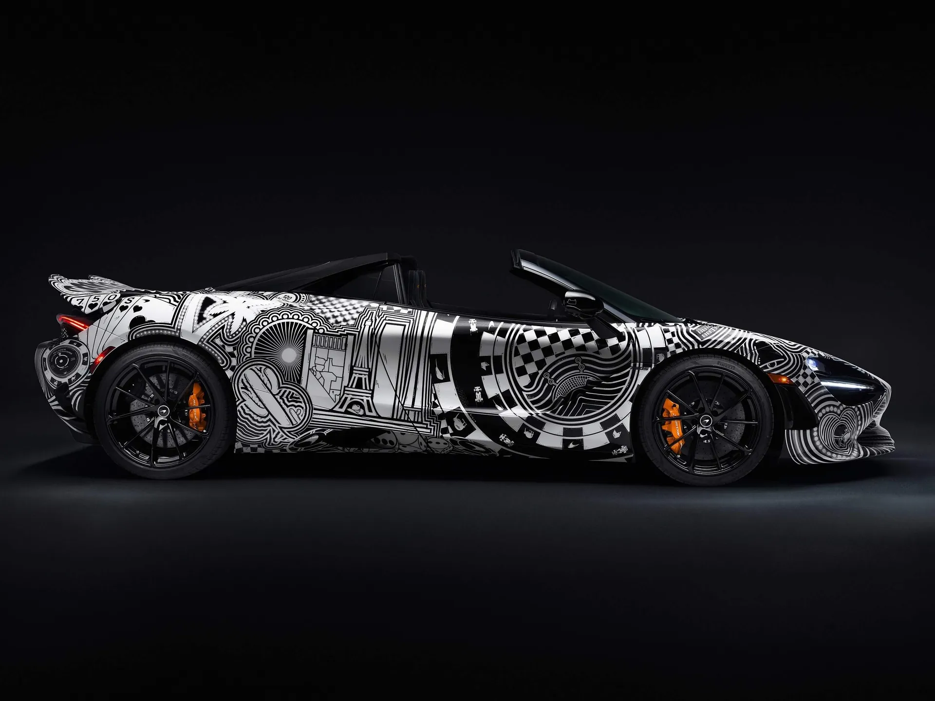 McLaren 750S Spider Project Viva by MSO (2025) – boční profil