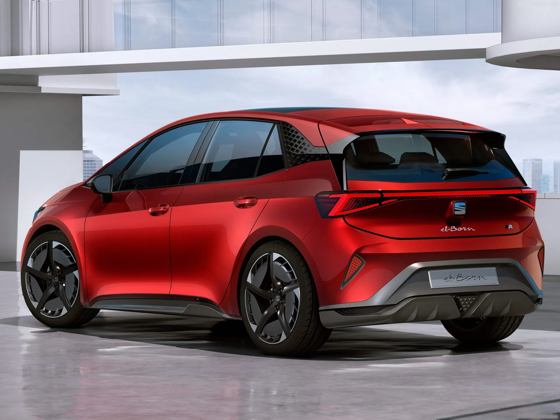Seat el-Born Concept (2019) – zadní tříčtvrteční pohled