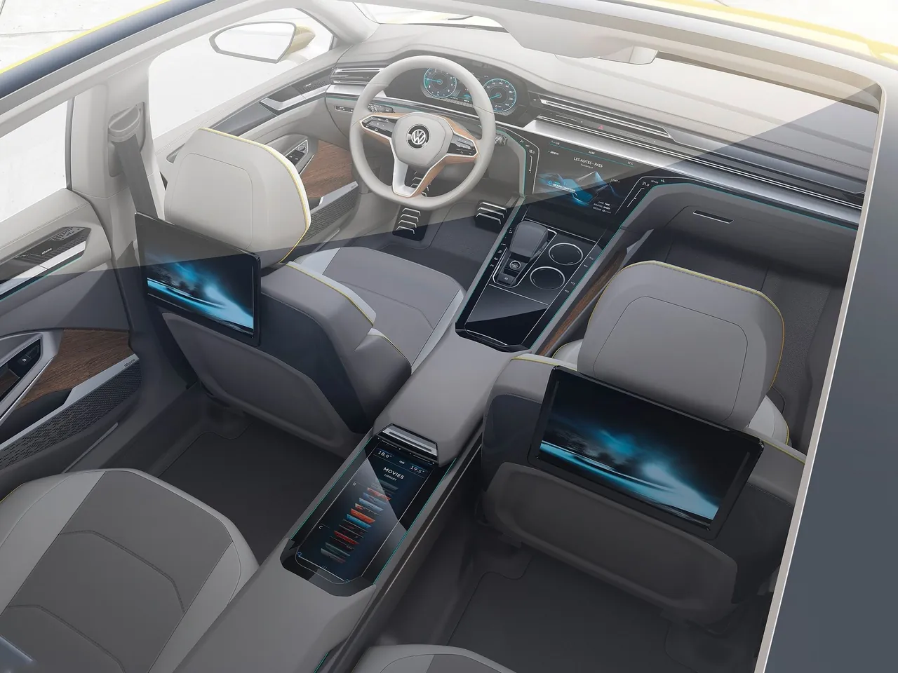 Volkswagen Sport Coupe GTE Concept (2015) – interiér