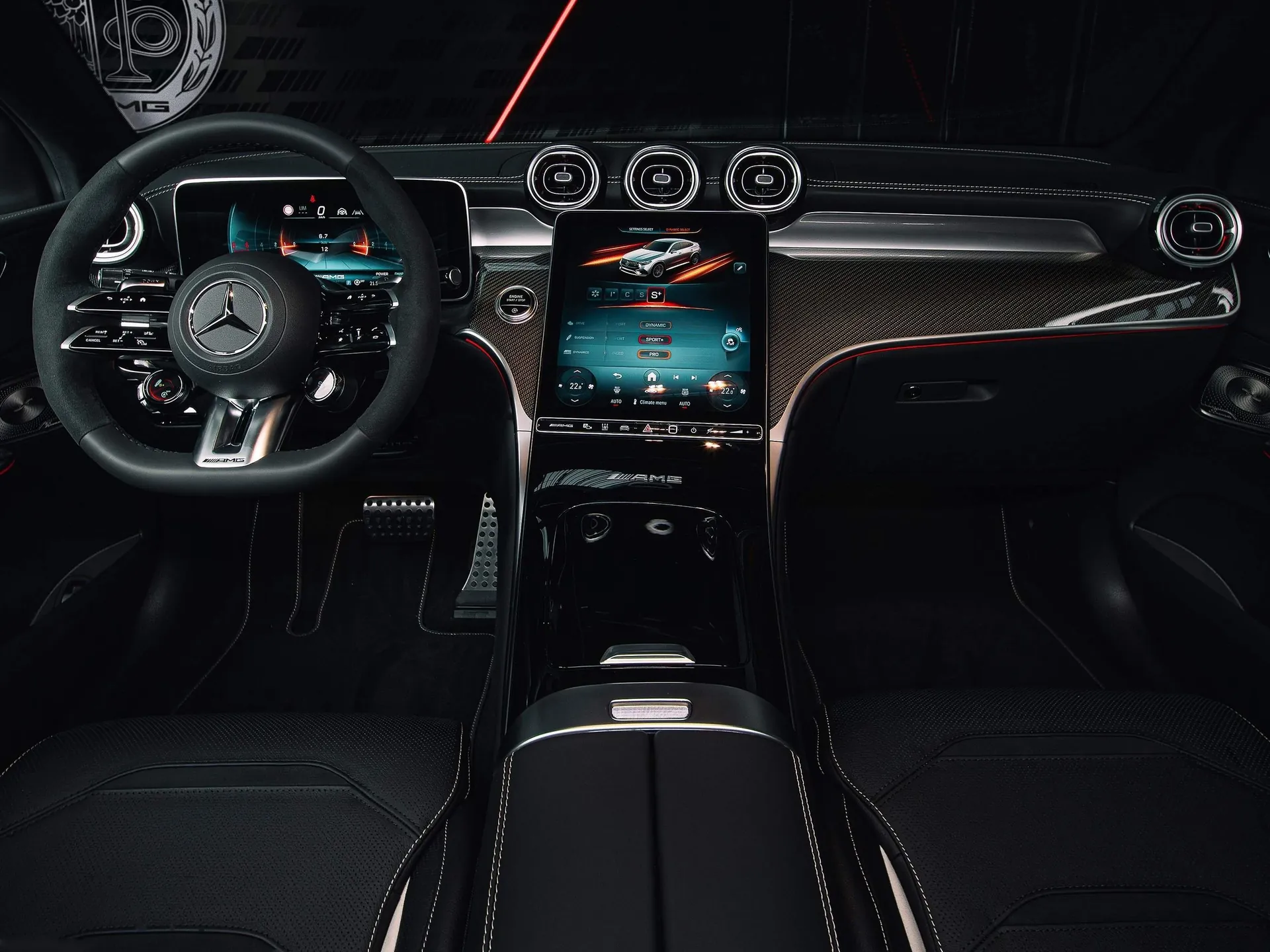 Mercedes-Benz GLC53 AMG Coupe (2027) – interiér