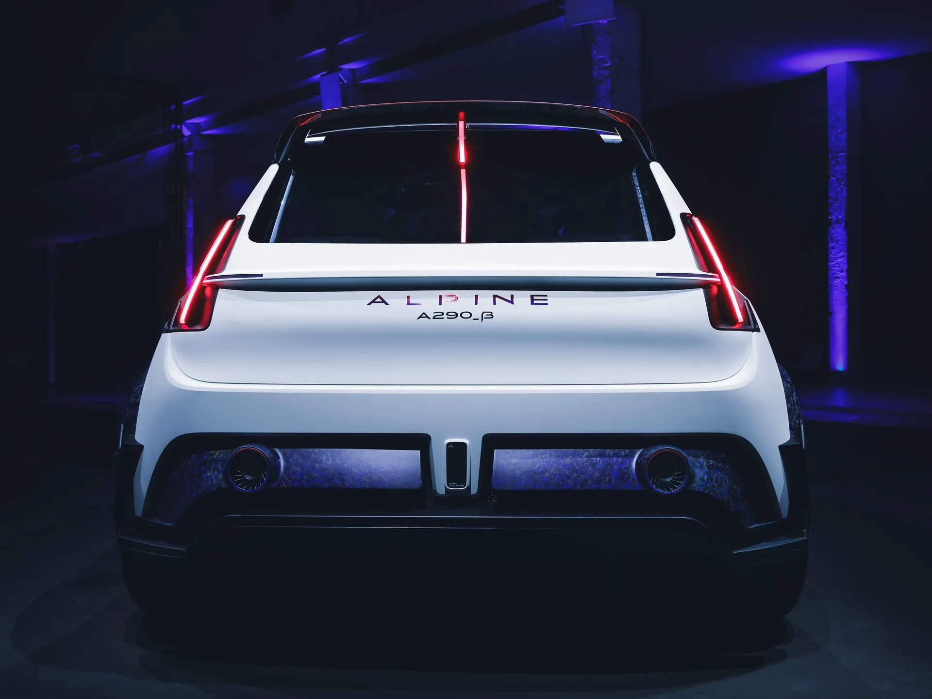 Alpine A290 Beta Concept (2023) – zezadu