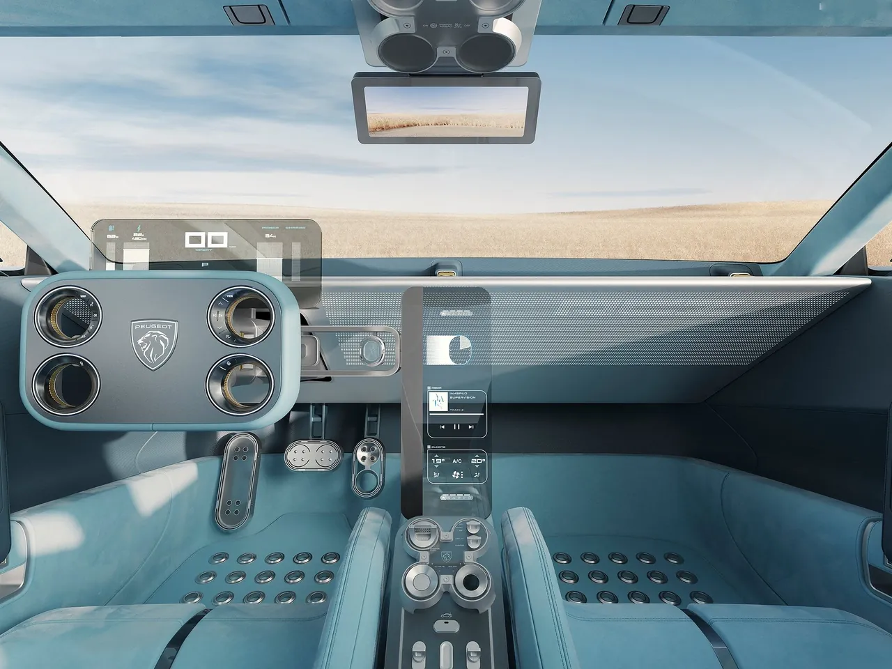 Peugeot RCZ Vision Concept (2026) – interiér