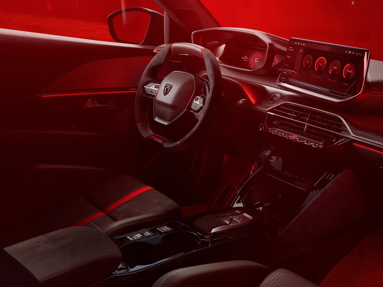 Peugeot e-208 GTi Concept (2025) – interiér
