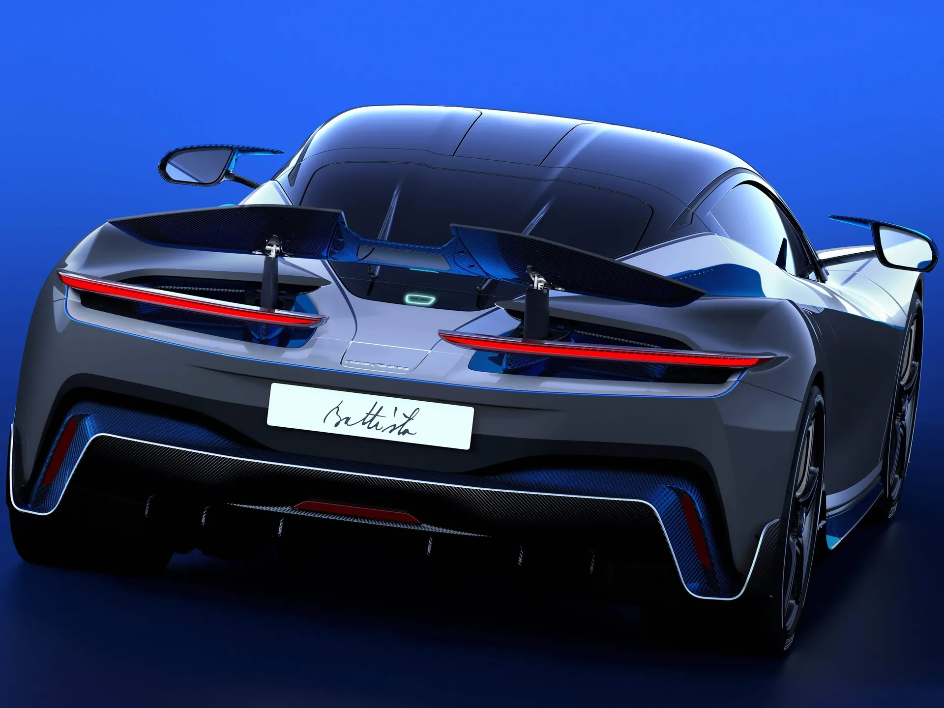 Pininfarina Battista Anniversario (2021) – zadní pohled