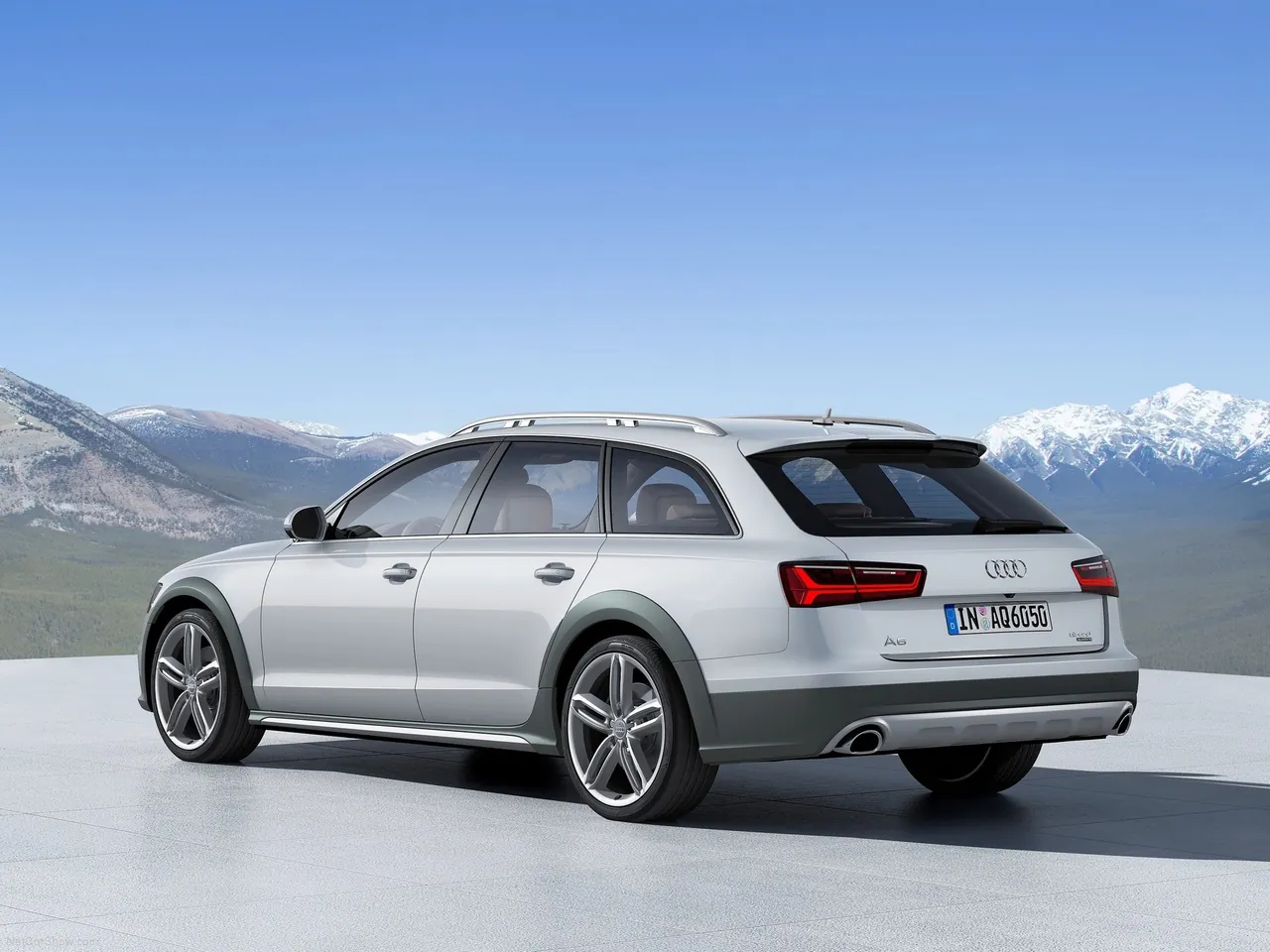 Audi A6 allroad quattro (2015) – zadní tříčtvrteční pohled
