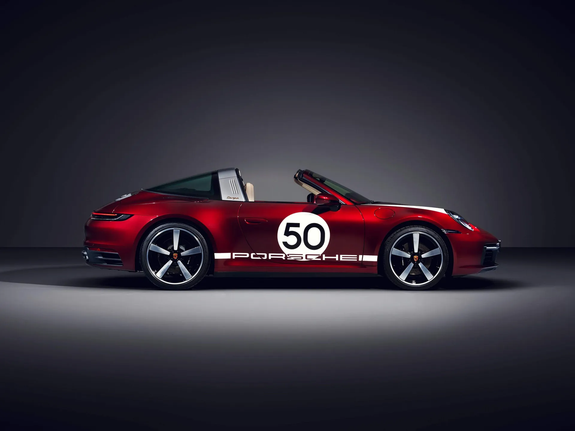 Porsche 911 Targa 4S Heritage Design Edition (2021) – boční profil