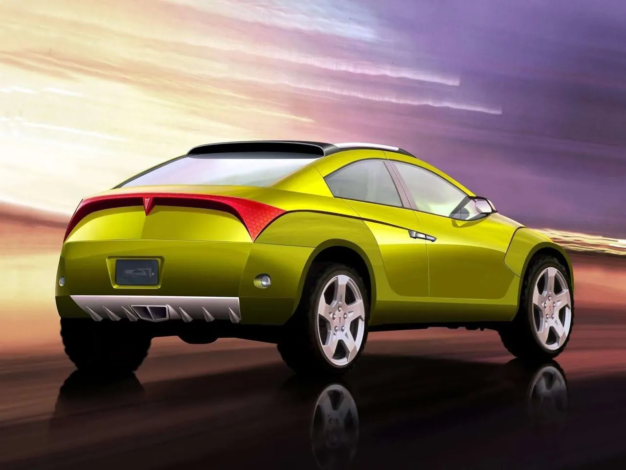 Pontiac REV Concept (2002) – zadní tříčtvrteční pohled