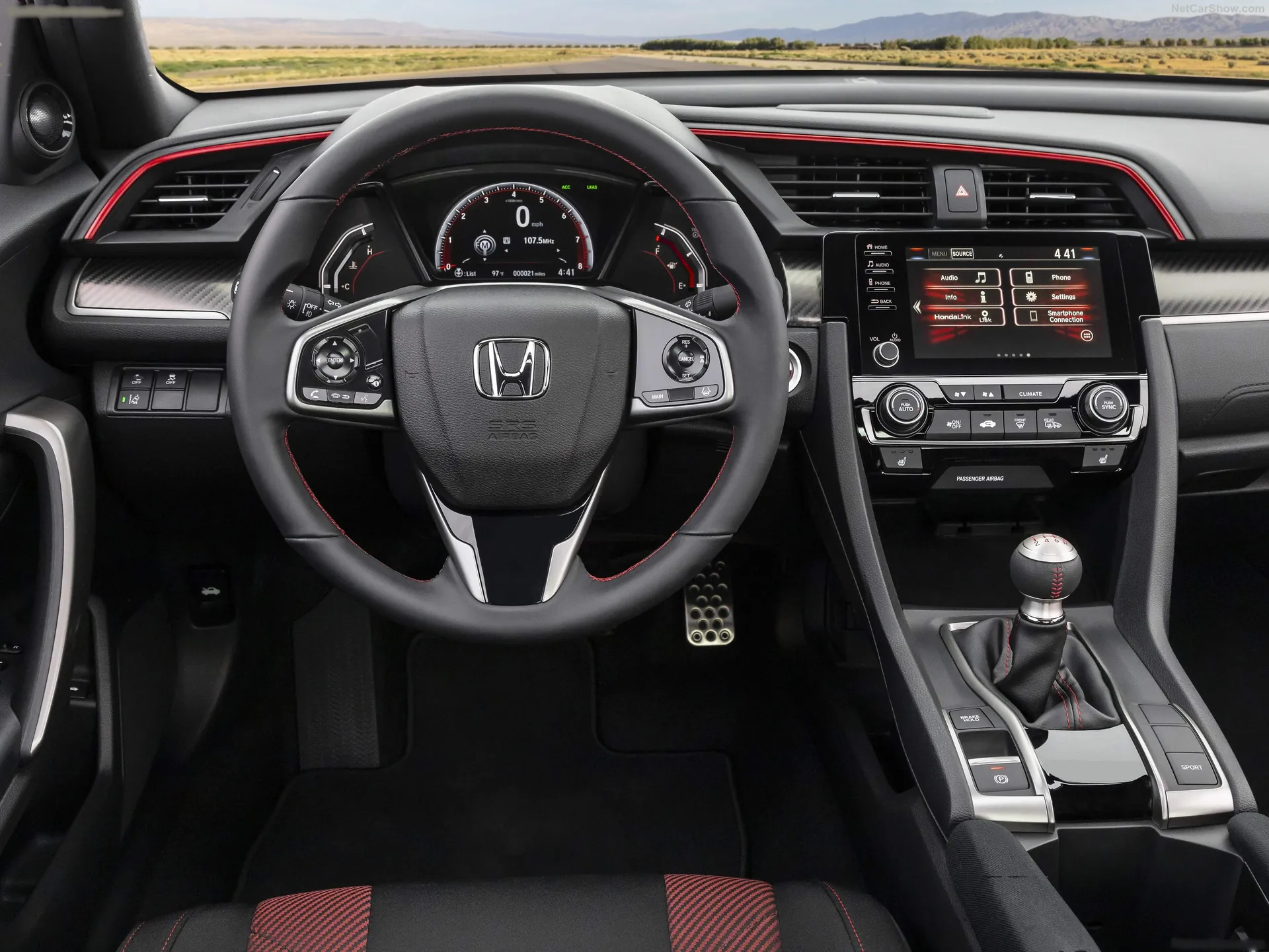 Honda Civic Si Coupe (2020) – interiér
