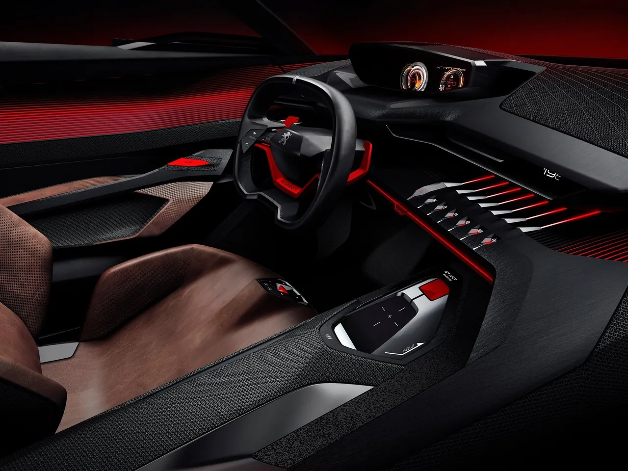 Peugeot Quartz Concept (2014) – interiér