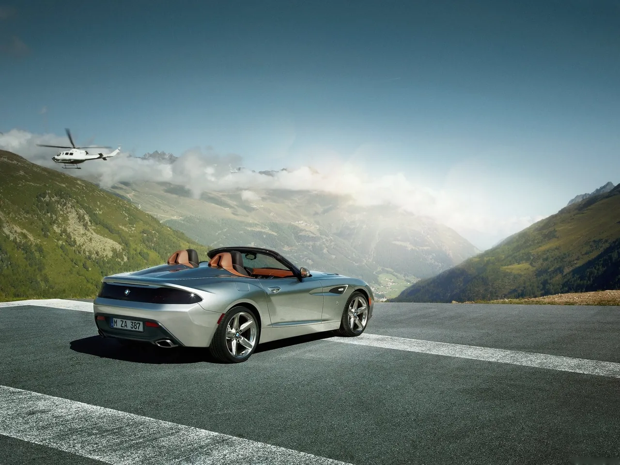 BMW Zagato Roadster Concept (2012) – zadní tříčtvrteční pohled