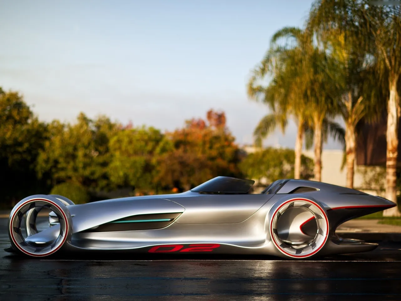 Mercedes-Benz Silver Arrow Concept (2011) - Side Profile