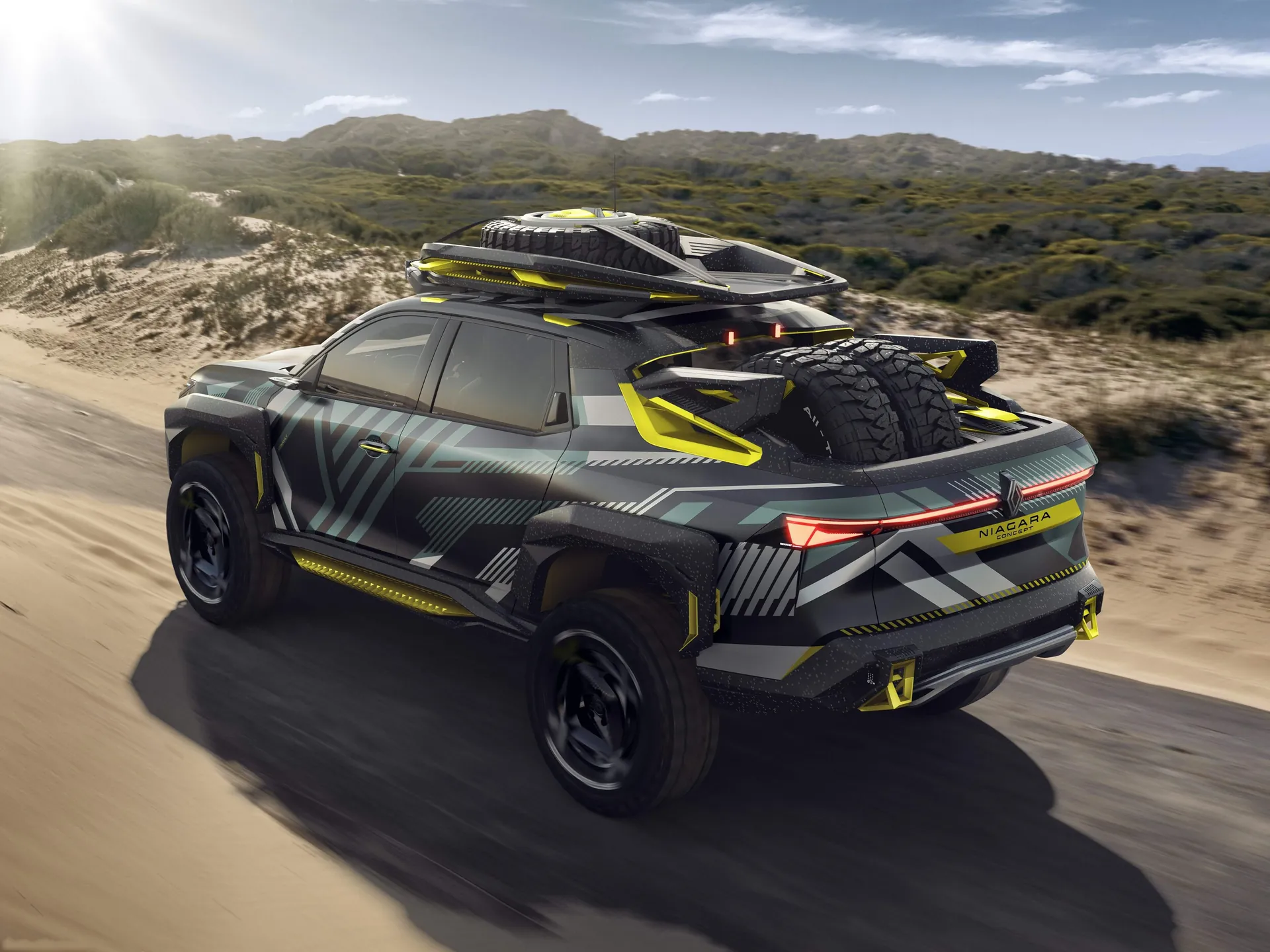 Renault Niagara Concept (2023) – zadní tříčtvrteční pohled