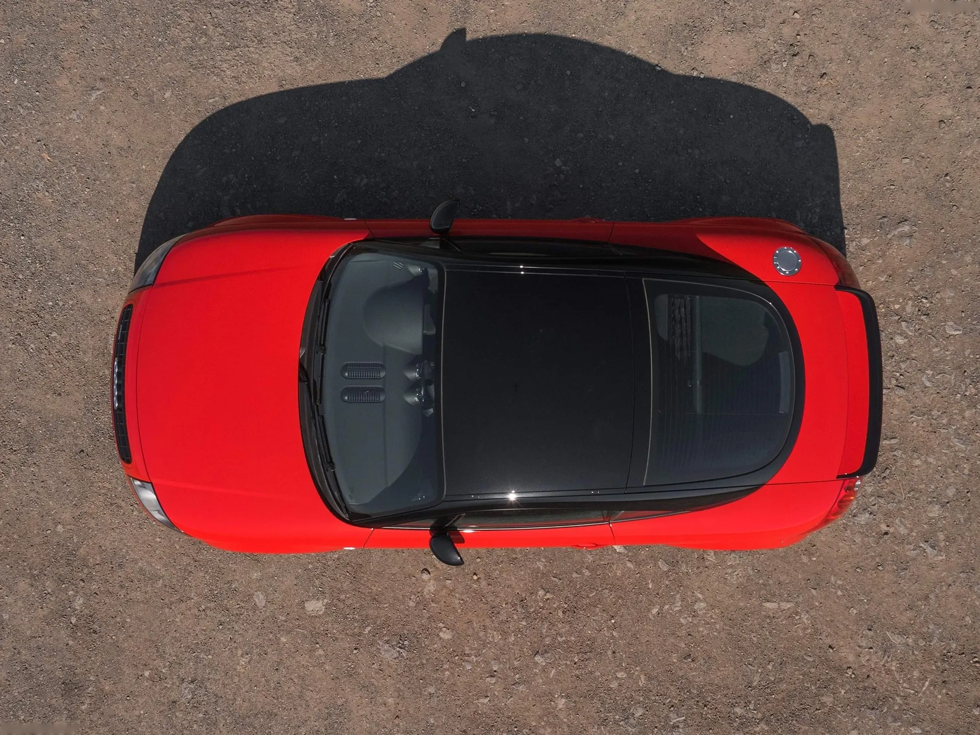 Audi TT quattro Sport [UK] (2005) - Top view