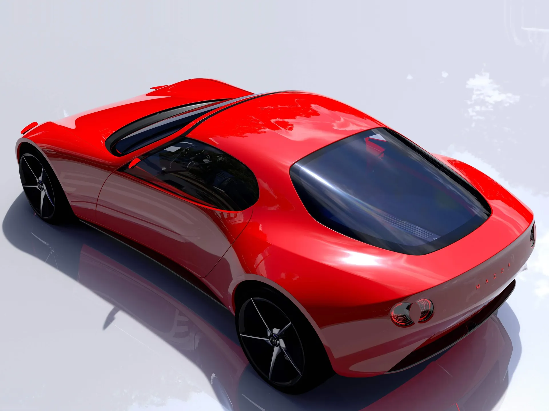 Mazda Iconic SP Concept (2023) – zadní tříčtvrteční pohled