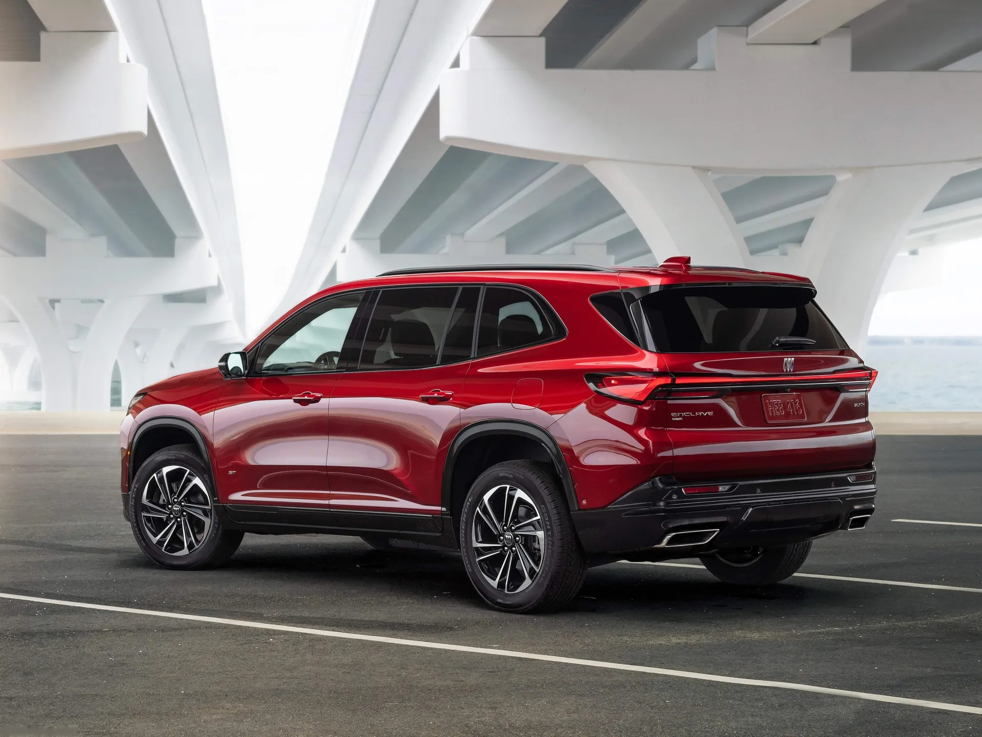 Buick Enclave (2025) – zadní tříčtvrteční pohled