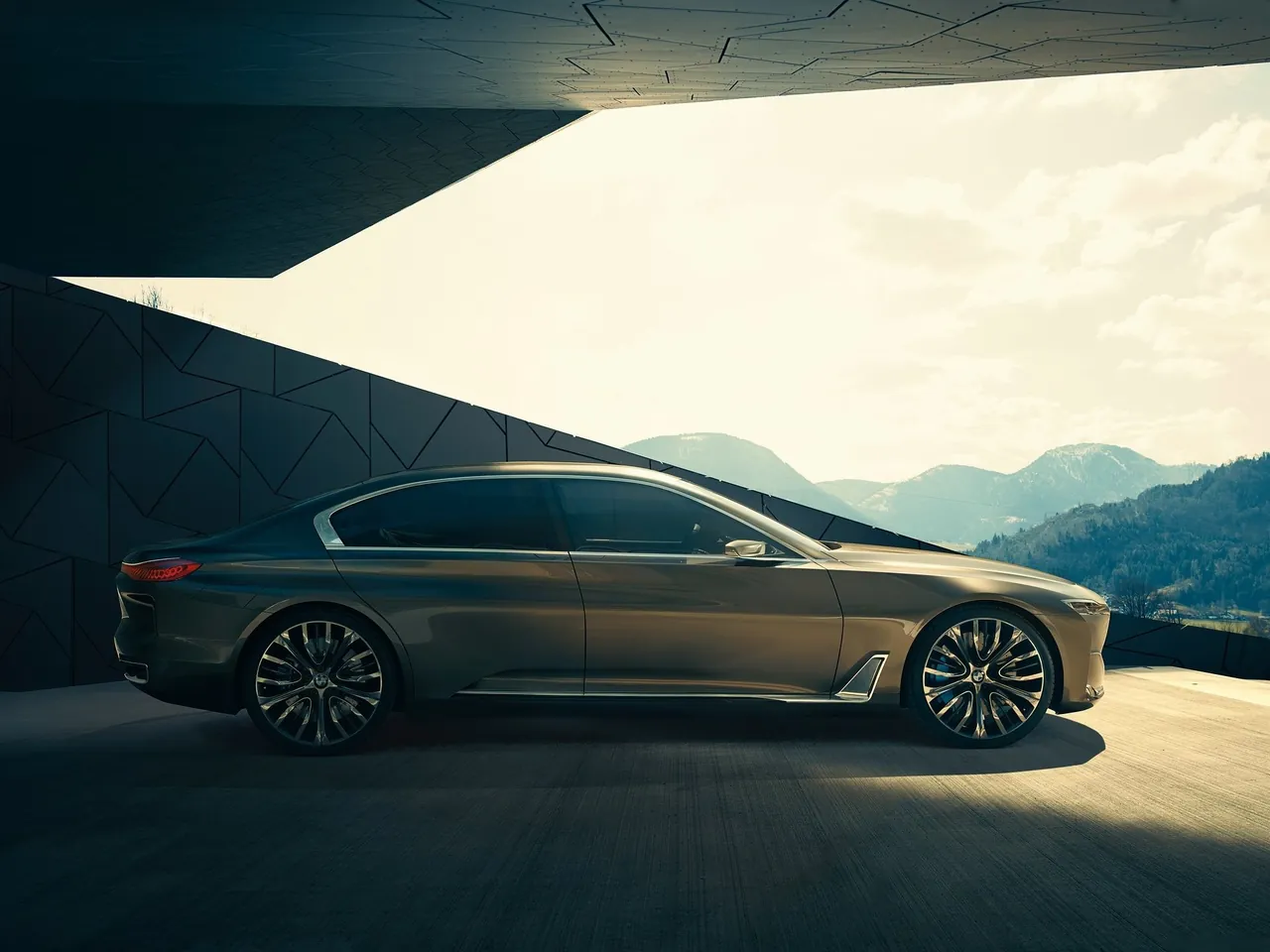 BMW Vision Future Luxury Concept (2014) – boční profil