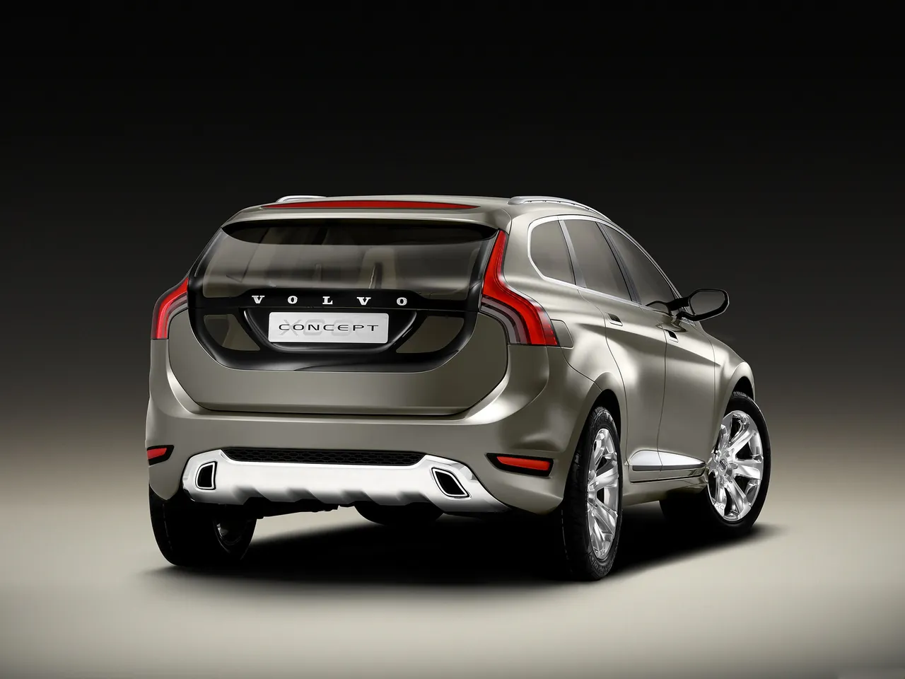 Volvo XC60 Concept (2007) – zadní tříčtvrteční pohled